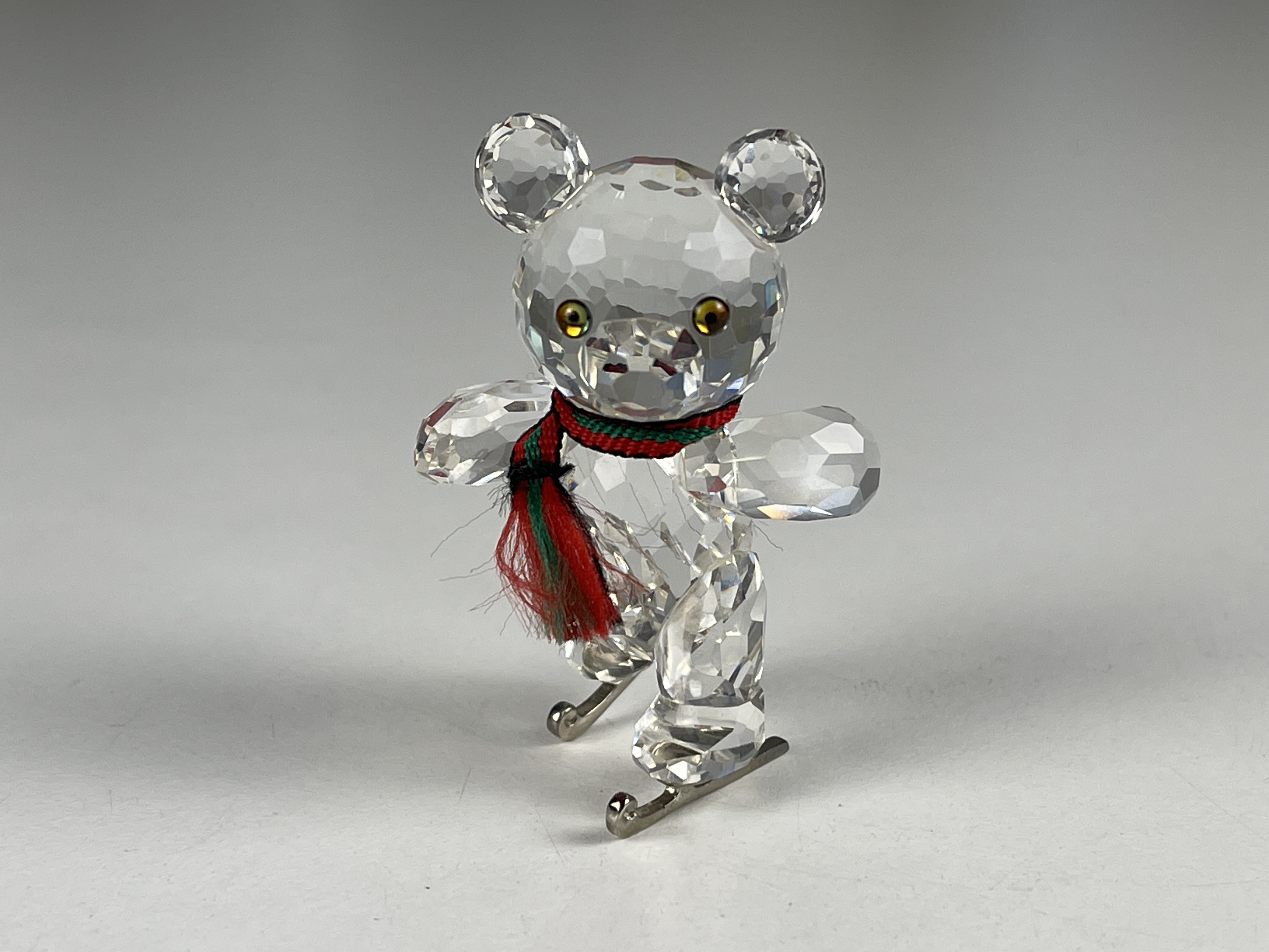 Swarovski Figur 193001 Kris Bär auf Schlittschuhe 5 cm. Top Zustand  