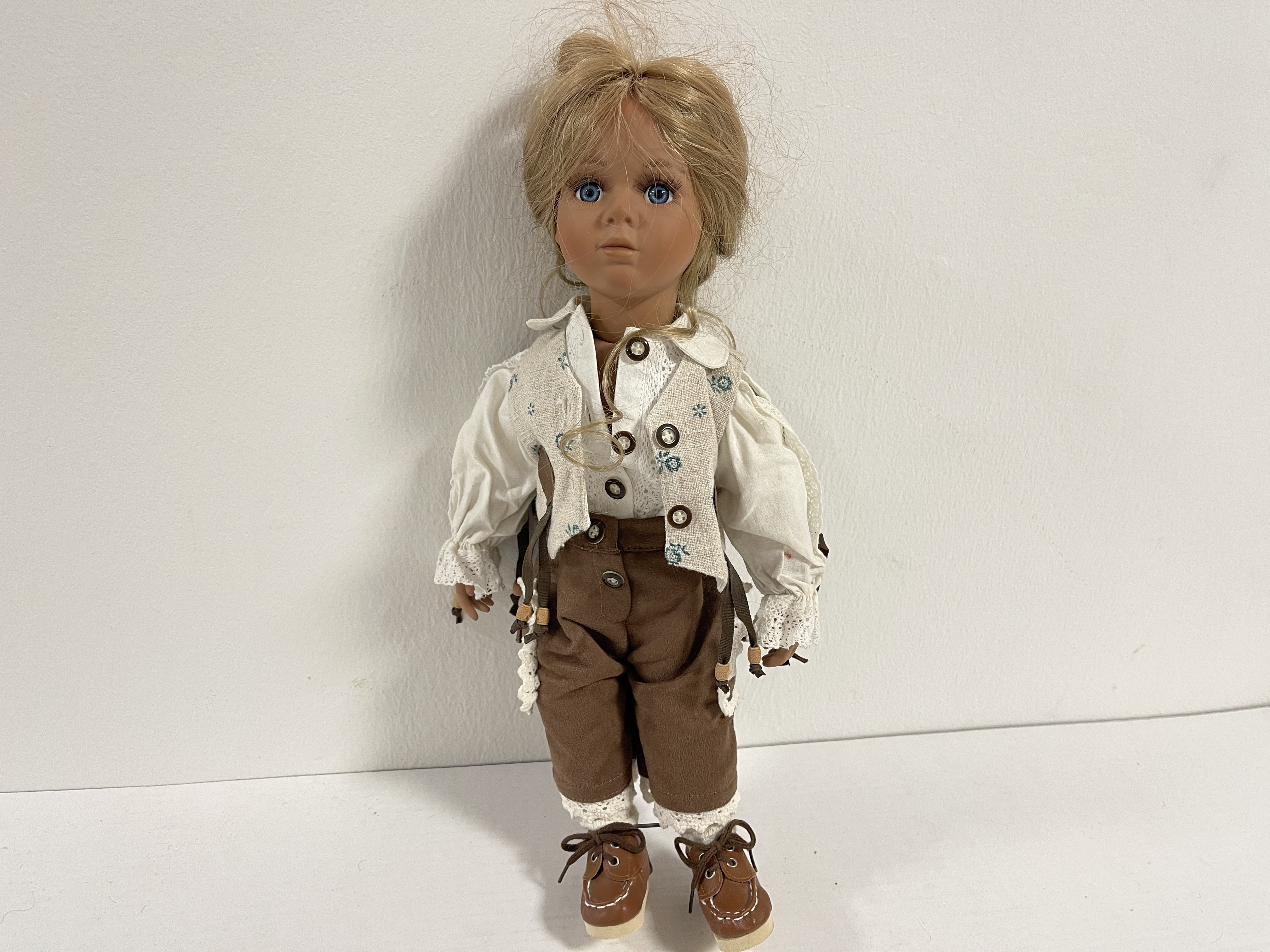Rothkirch Porzellan Puppe 40 cm. Top Zustand    