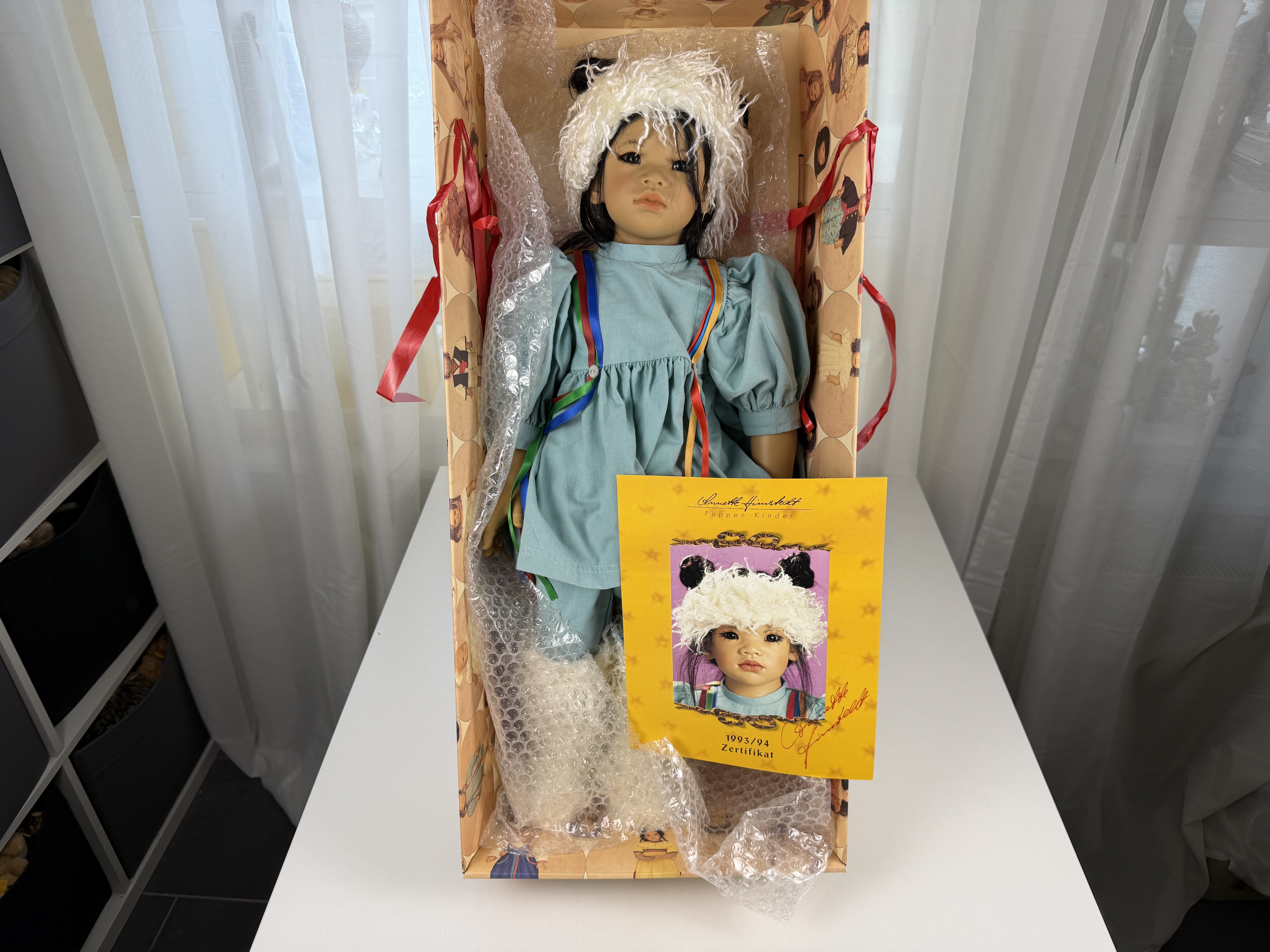 Künstlerpuppe Annette Himstedt Puppe Kima 70 cm. Top Zustand  