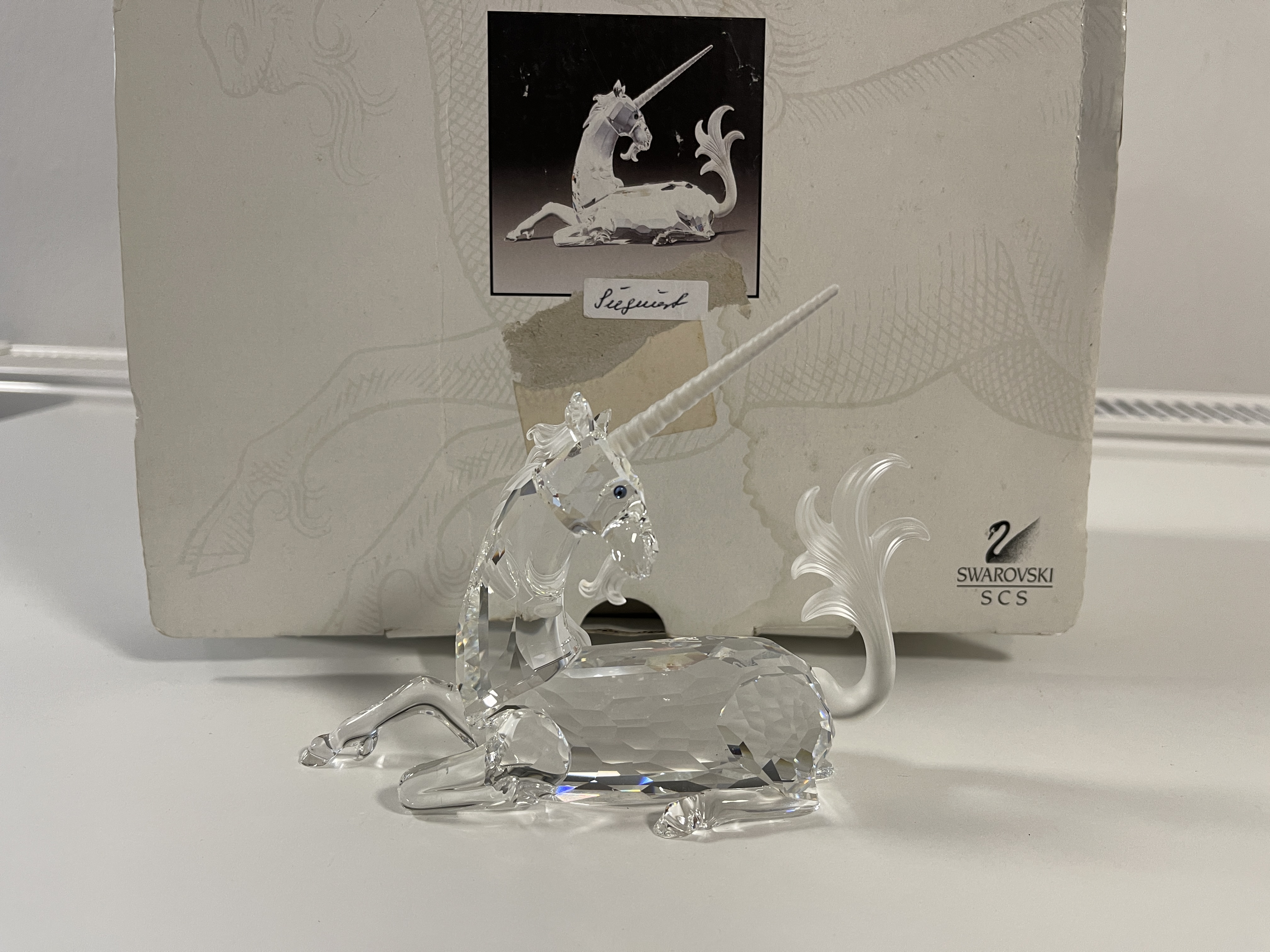  Swarovski Figur 191727 Jahresfigur Einhorn 14 cm. Mit Ovp & Zertifikat. Top Zustand   