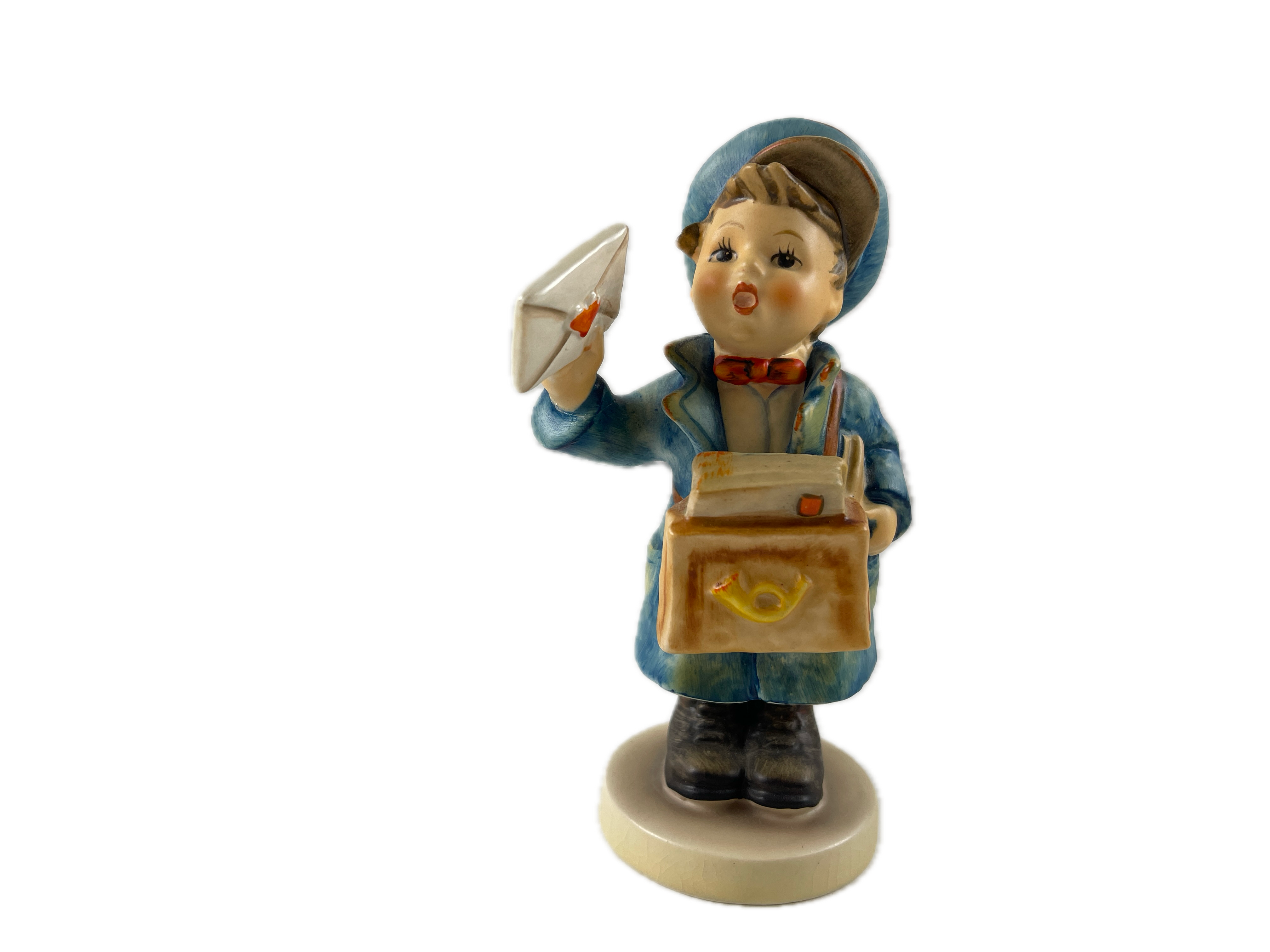  Hummel Figur 119 Eilbote 12,5 cm. 1 Wahl Kleiner Defekt am Kopf 
