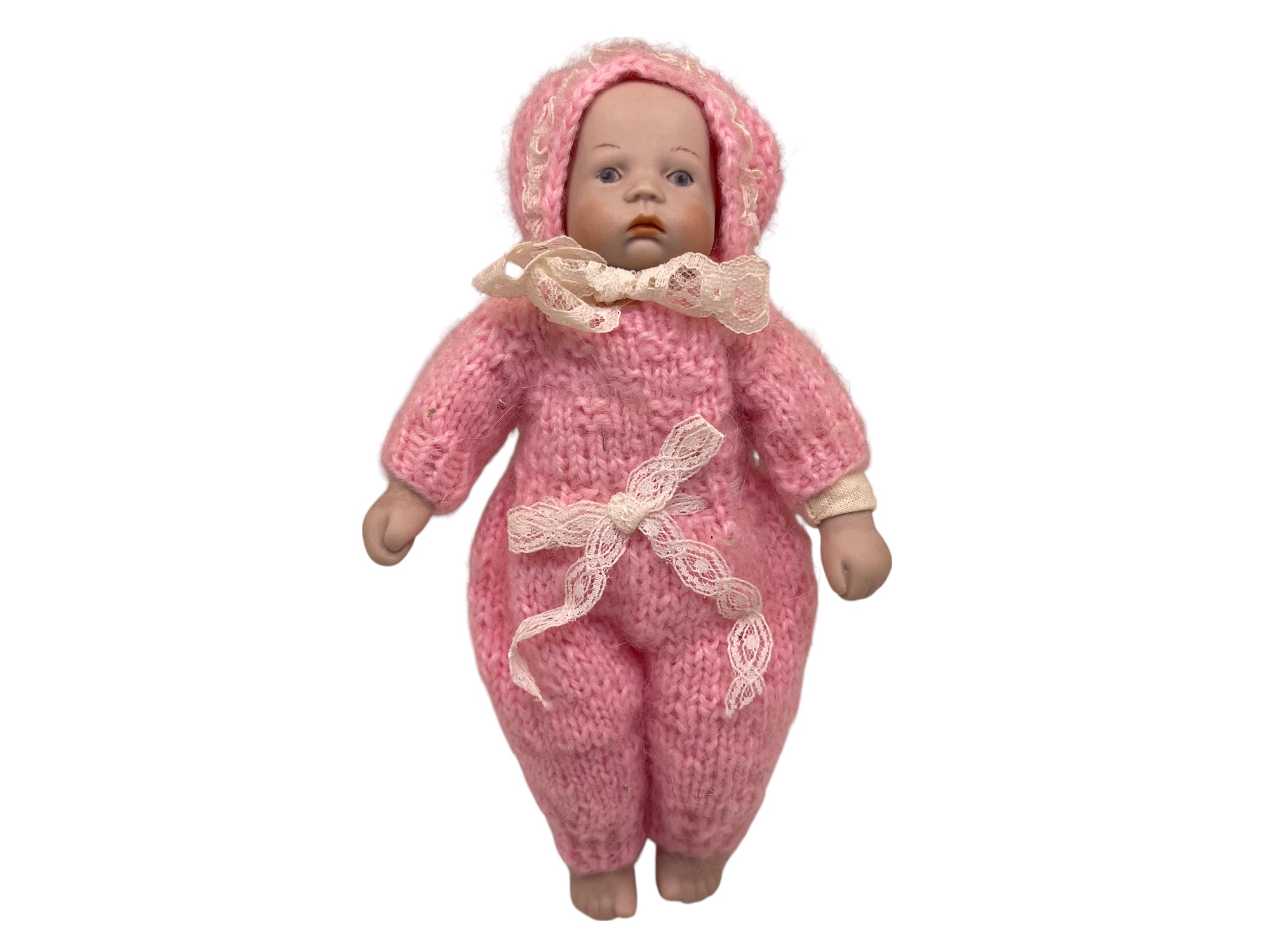 Sammler Puppe Porzellan Puppe 18 cm. Top Zustand 