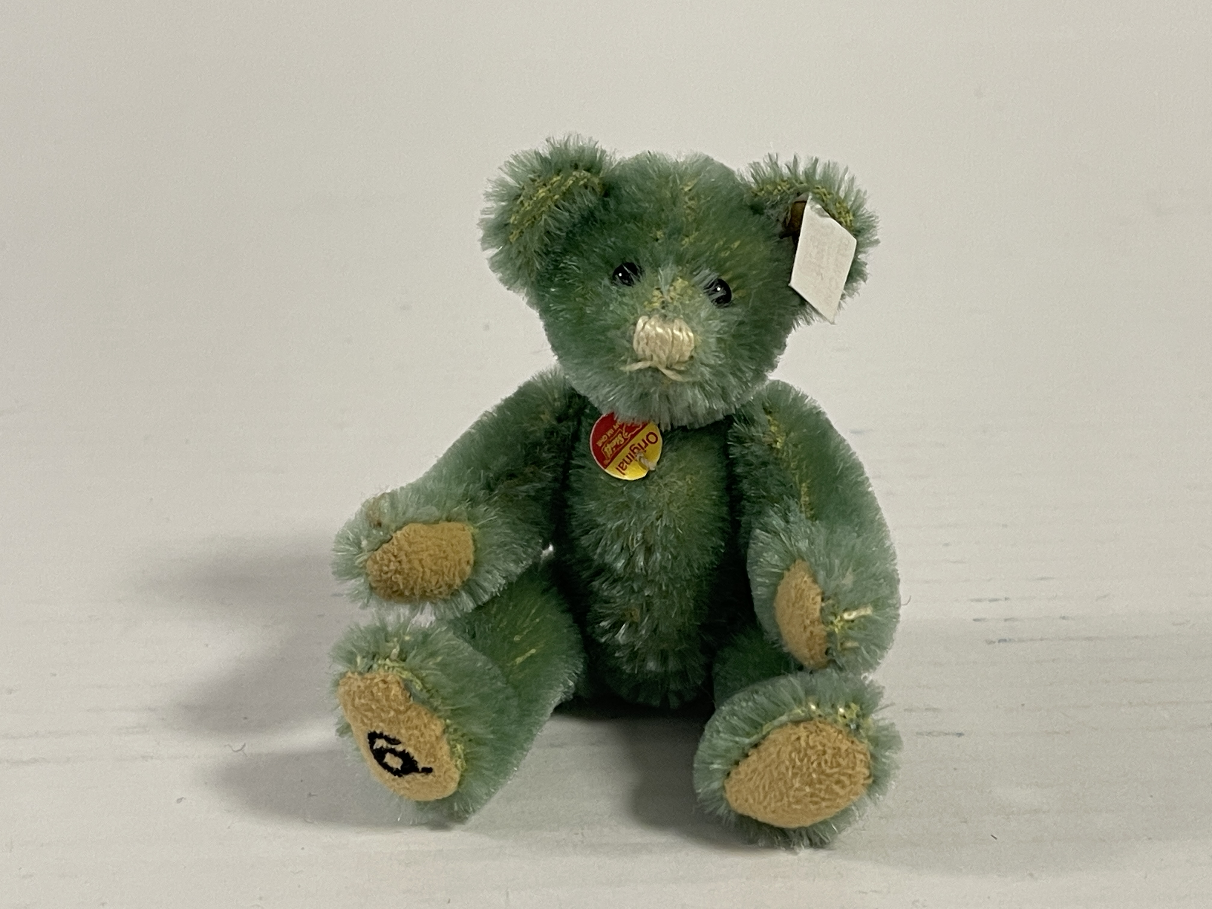 Steiff Tier Mini Teddybär Juni 2001 - 11 cm Top Zustand   