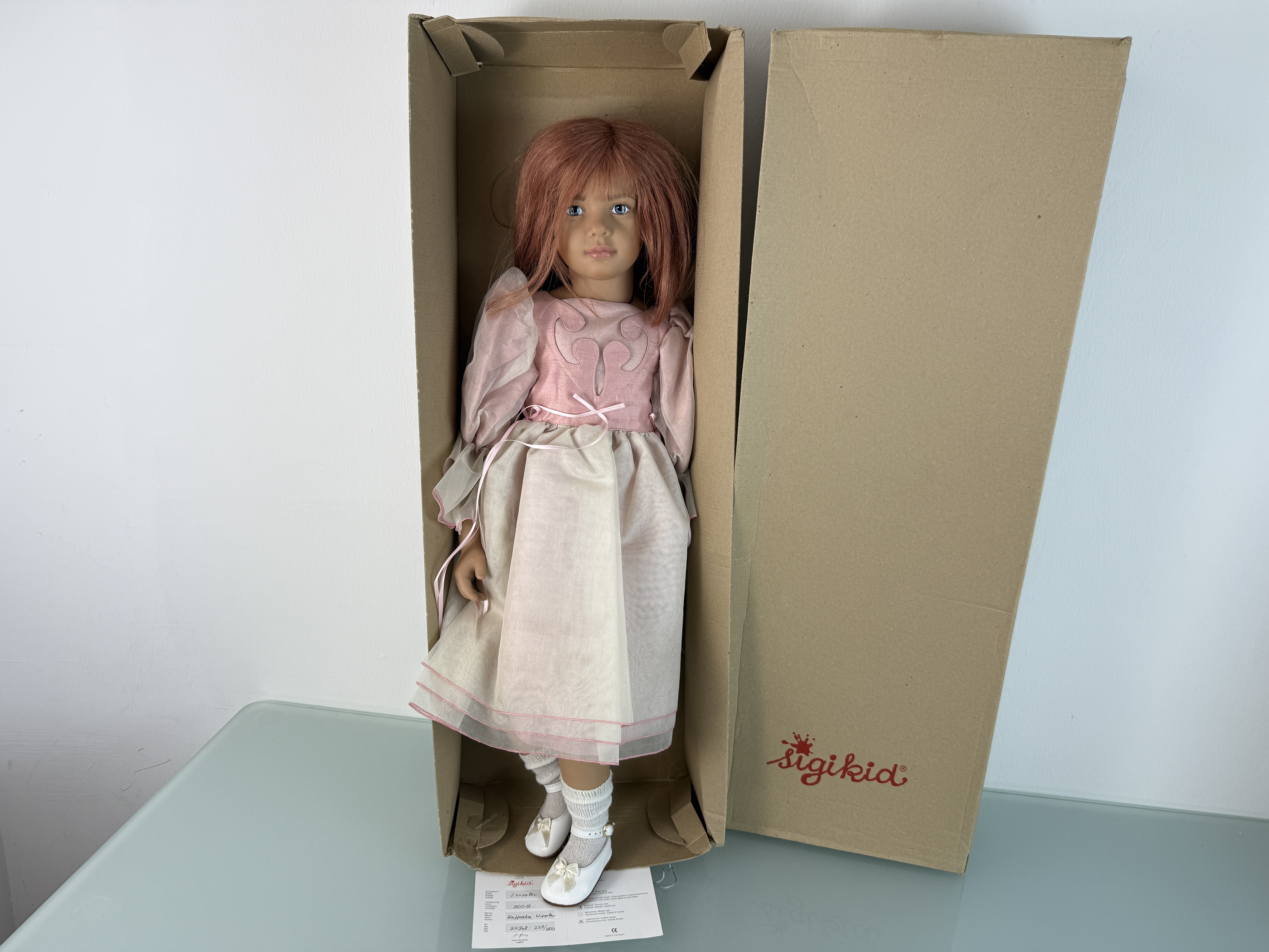 Sigikid Ilse Wippler Vinyl Künstlerpuppe Puppe 70 cm. Top Zustand   