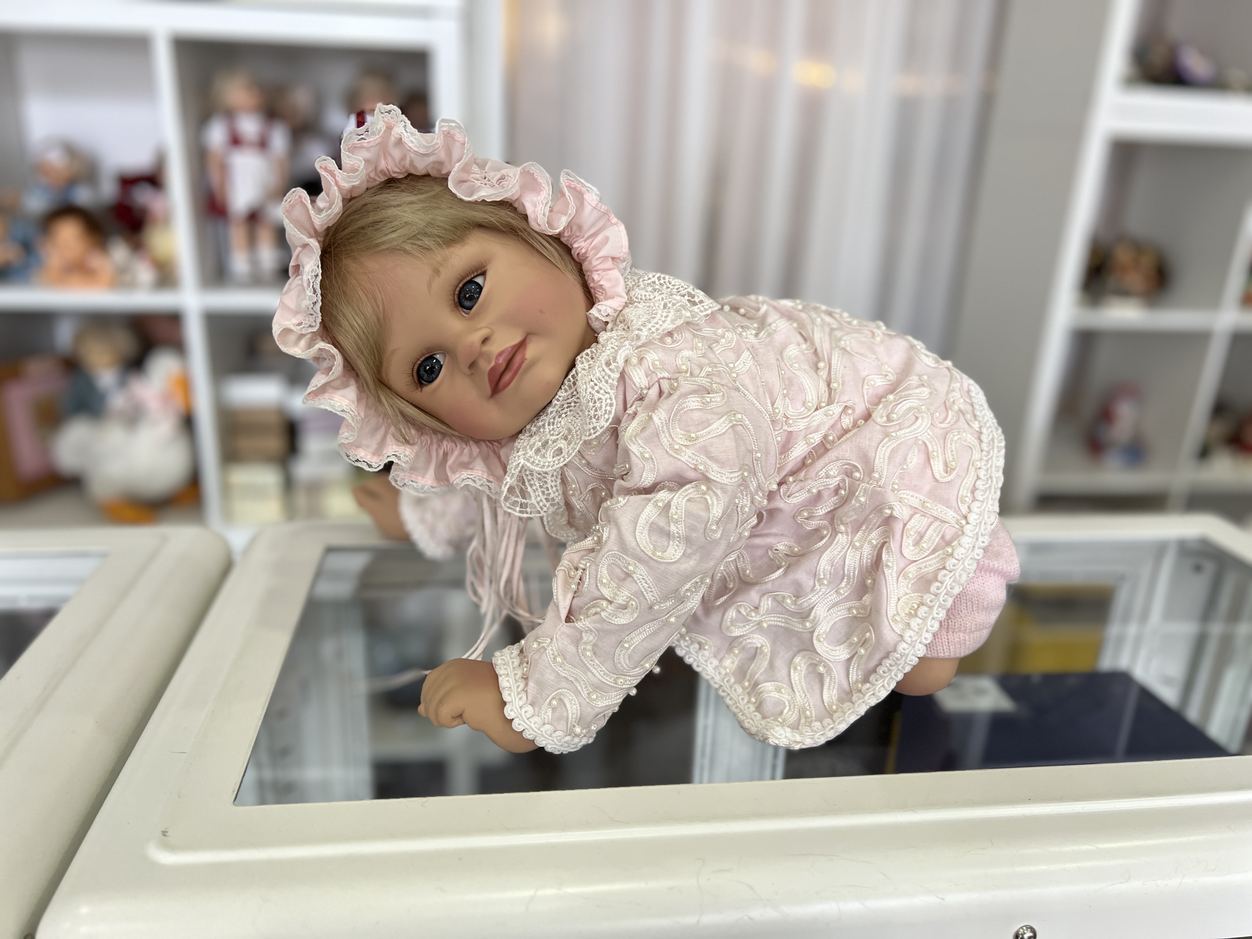 Pamela Erff Vinyl Künstlerpuppe Puppe 47 cm. Top Zustand  