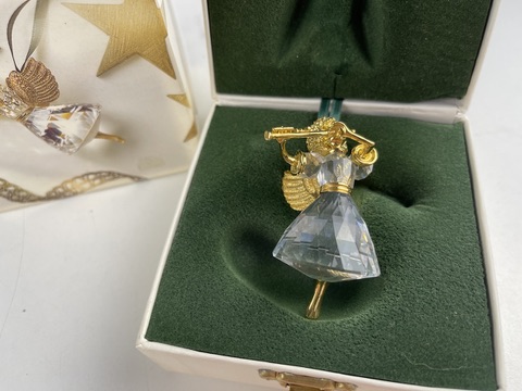 Swarovski Figur 235896 Weihnachtsengel 1999 Ornament 7 cm. Ovp & Zertifikat Top Zustand 