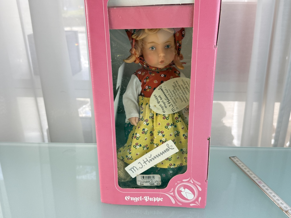 Künstlerpuppe Engel Hummel Vinyl Puppe 28 cm. Top Zustand 