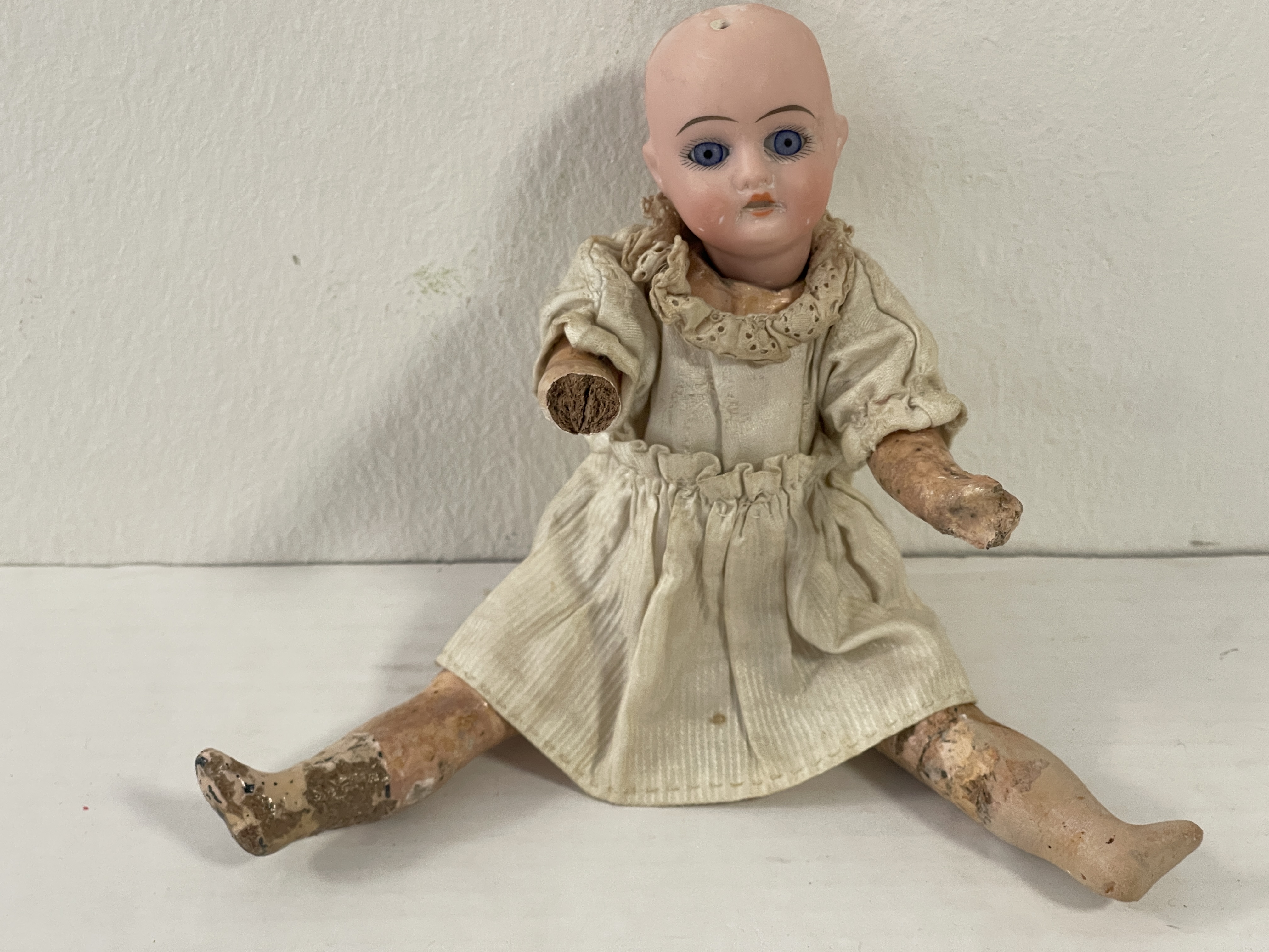 Künstlerpuppe Armand Marseille Alte Puppe 22 cm Zustand Siehe Fotos      