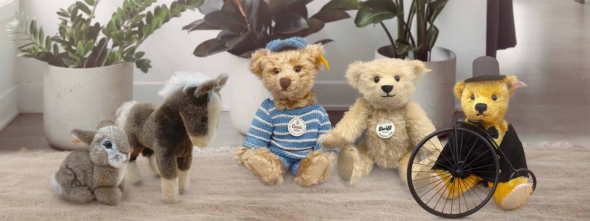 Sparen Sie jetzt 10% auf alle Steiff Tiere