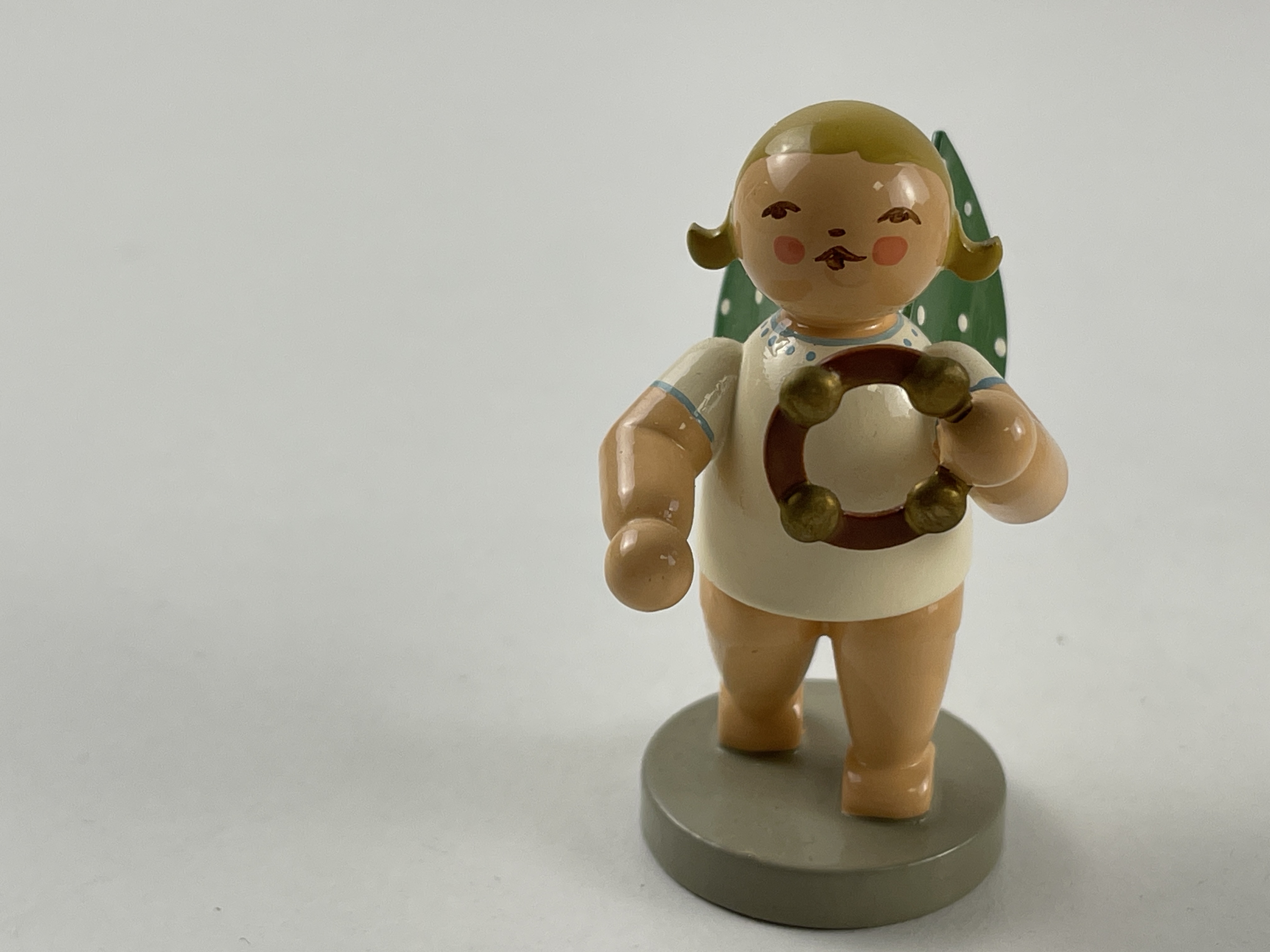 Erzgebirge Wendt und Kühn Figur Engel 6 cm. Top Zustand   