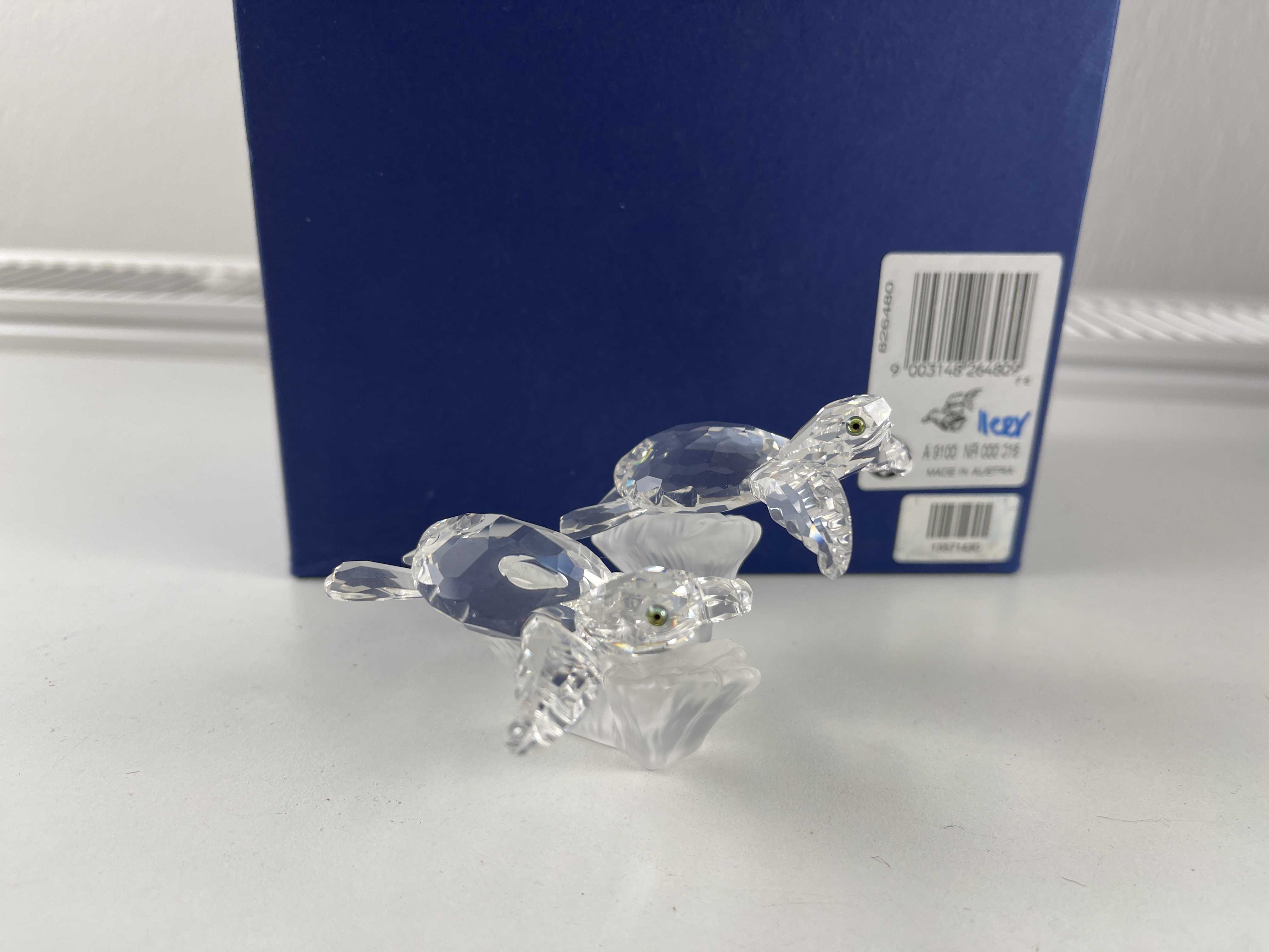 Swarovski Figur 826480 Baby Schildkröten 9 cm. Ovp & Zertifikat Top Zustand