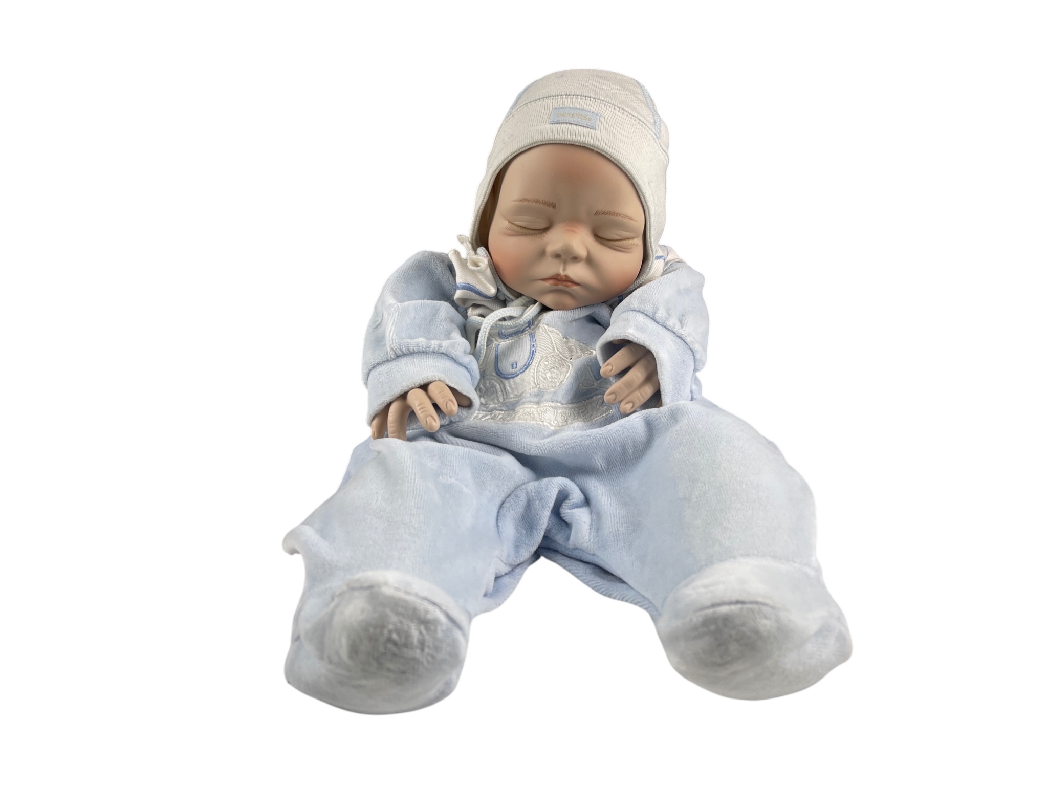 Joyce C. Wolf Künstlerpuppe Porzellan Puppe 42 cm Top Zustand 