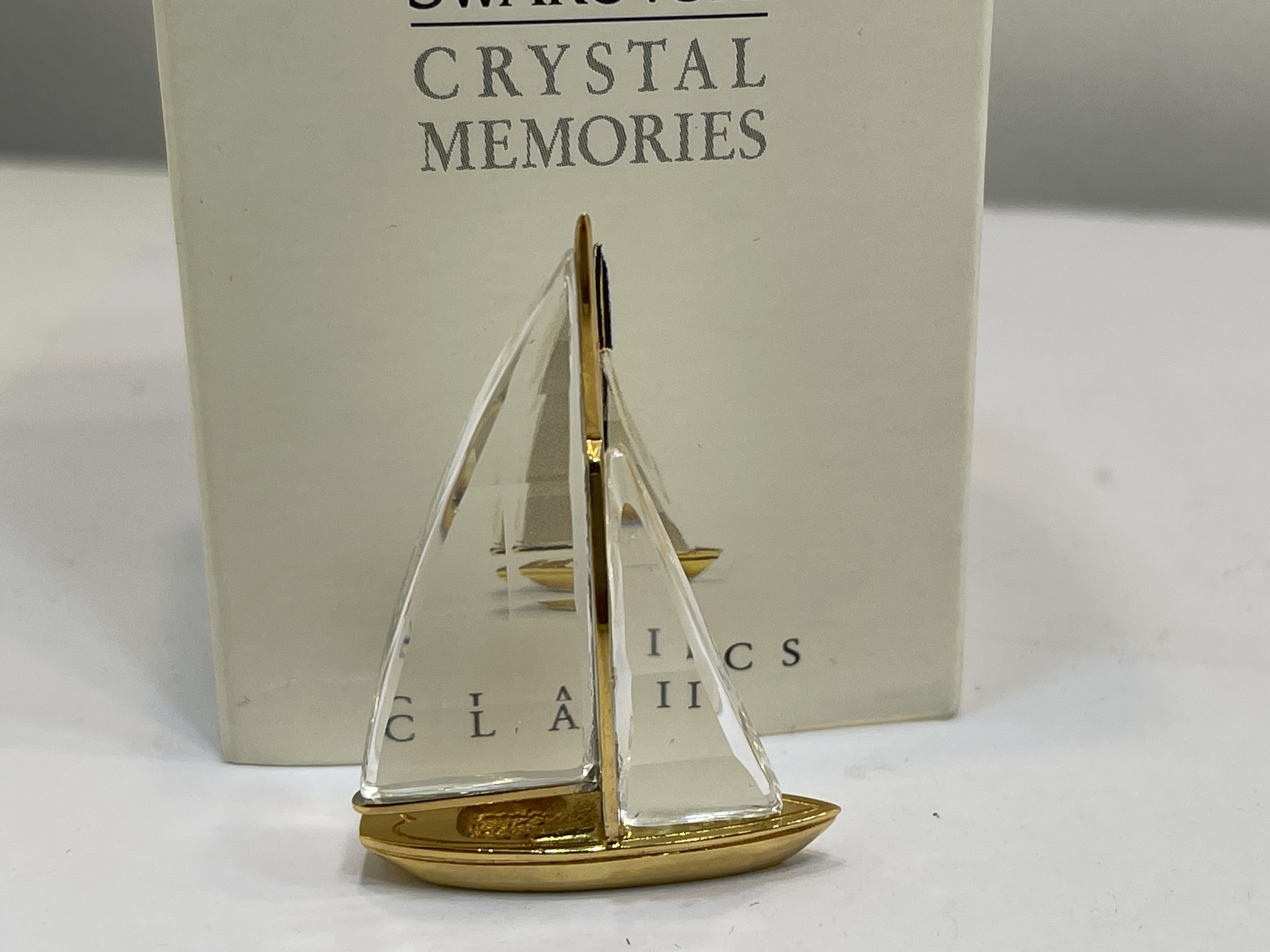  Swarovski Figur 183282 Segelboot 4,5 cm. + OVP & Zertifikat Top Zustand   