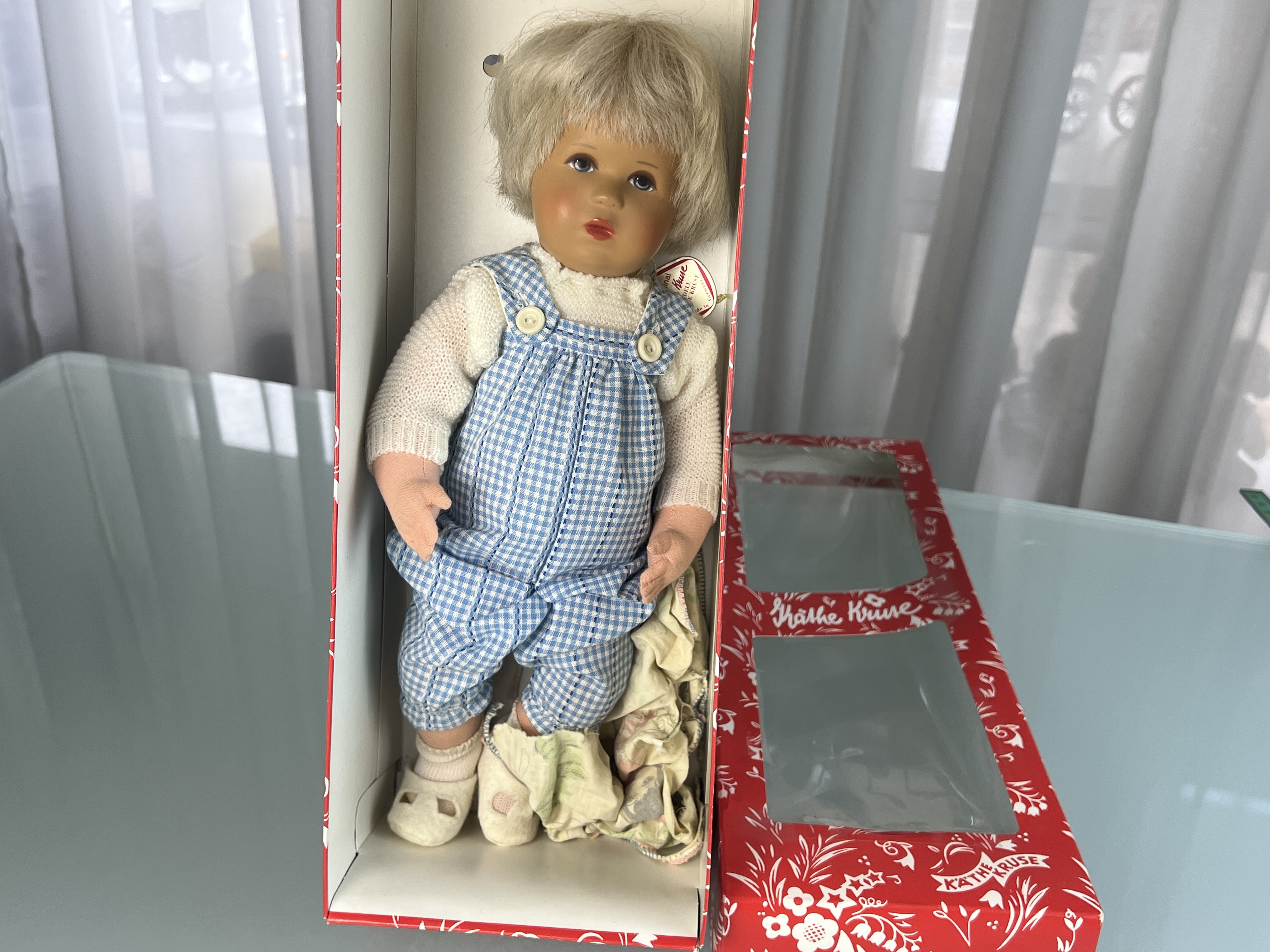 Käthe Kruse Puppe Sammlerpuppe 33 cm Top Zustand Siehe Fotos 