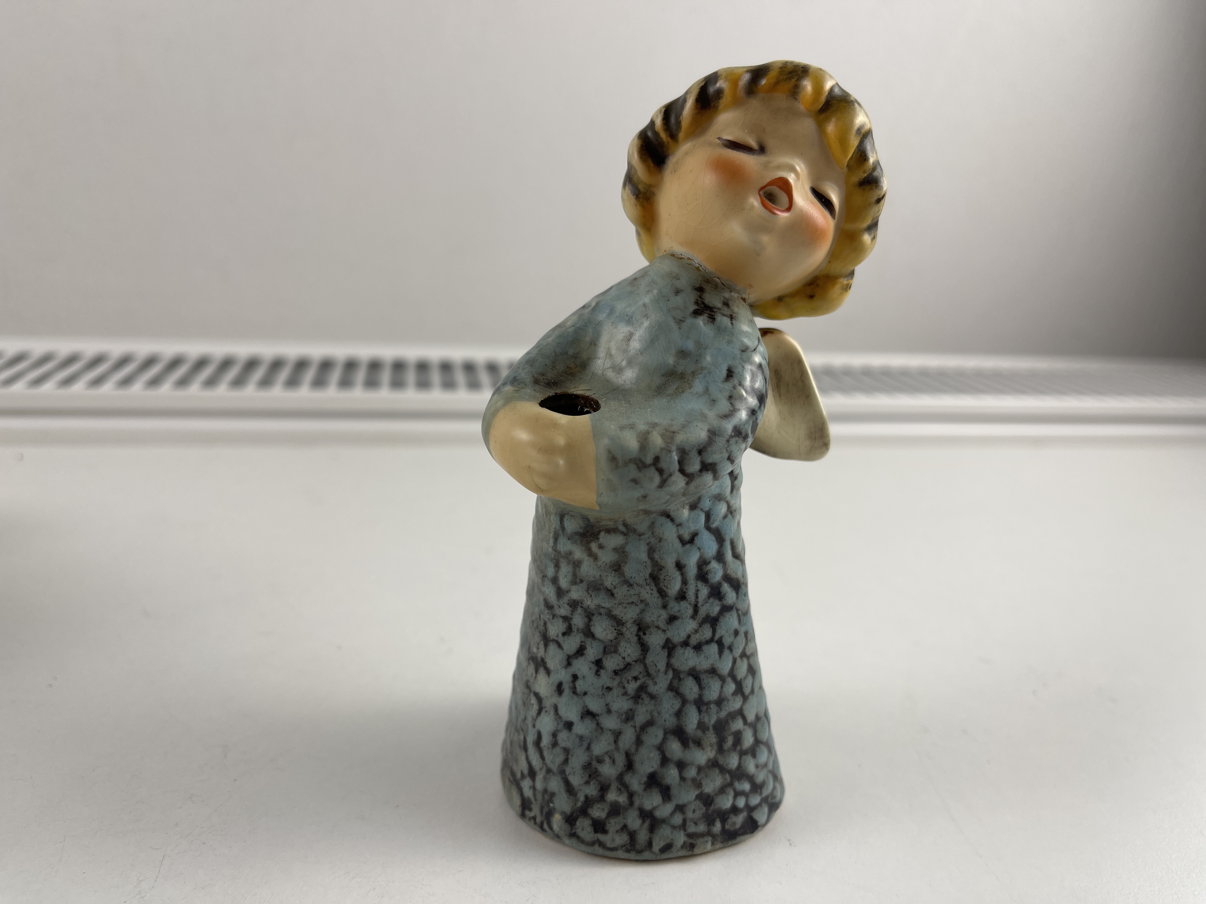 Goebel Hummel Figur Singender Engel Kerzenständer 13 cm 1 Wahl - Guter Zustand 