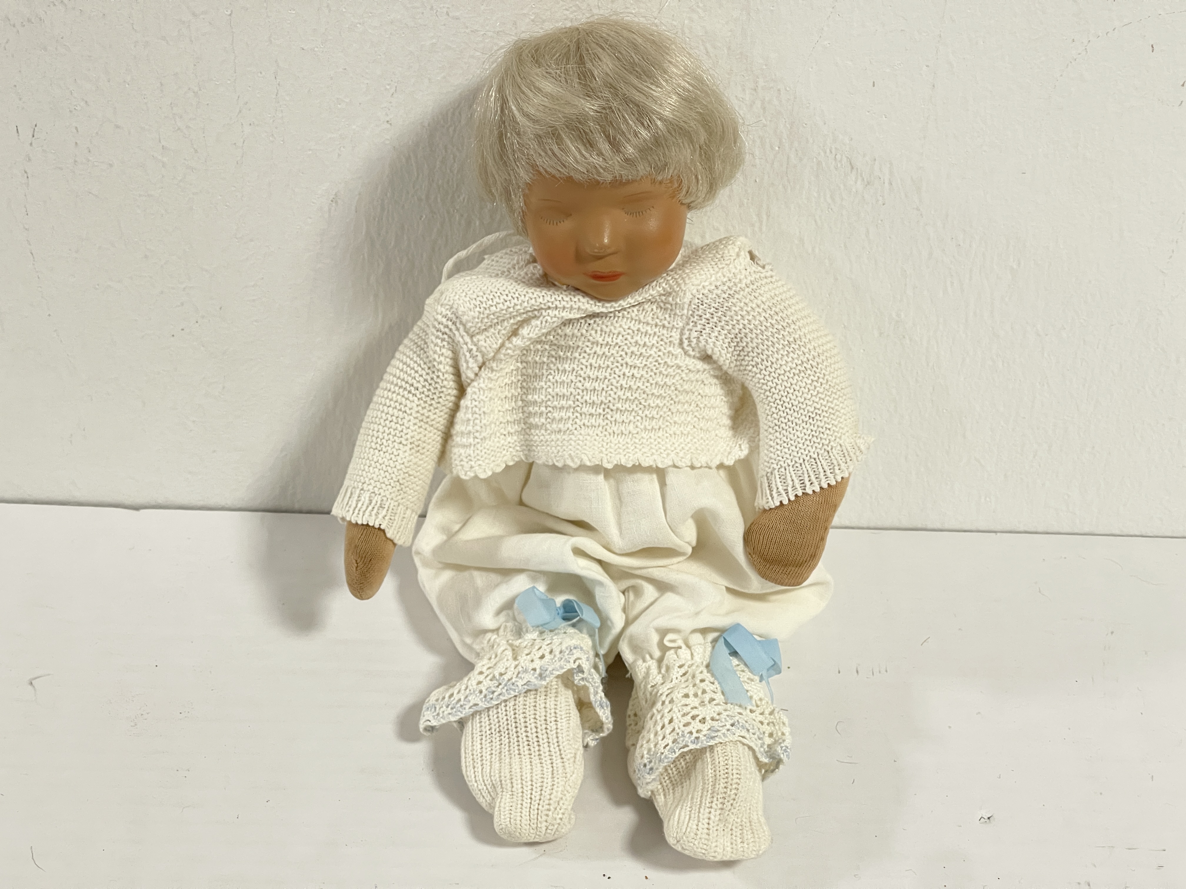Käthe Kruse Puppe 23 cm.  Raucherhaushalt Zustand siehe Fotos  