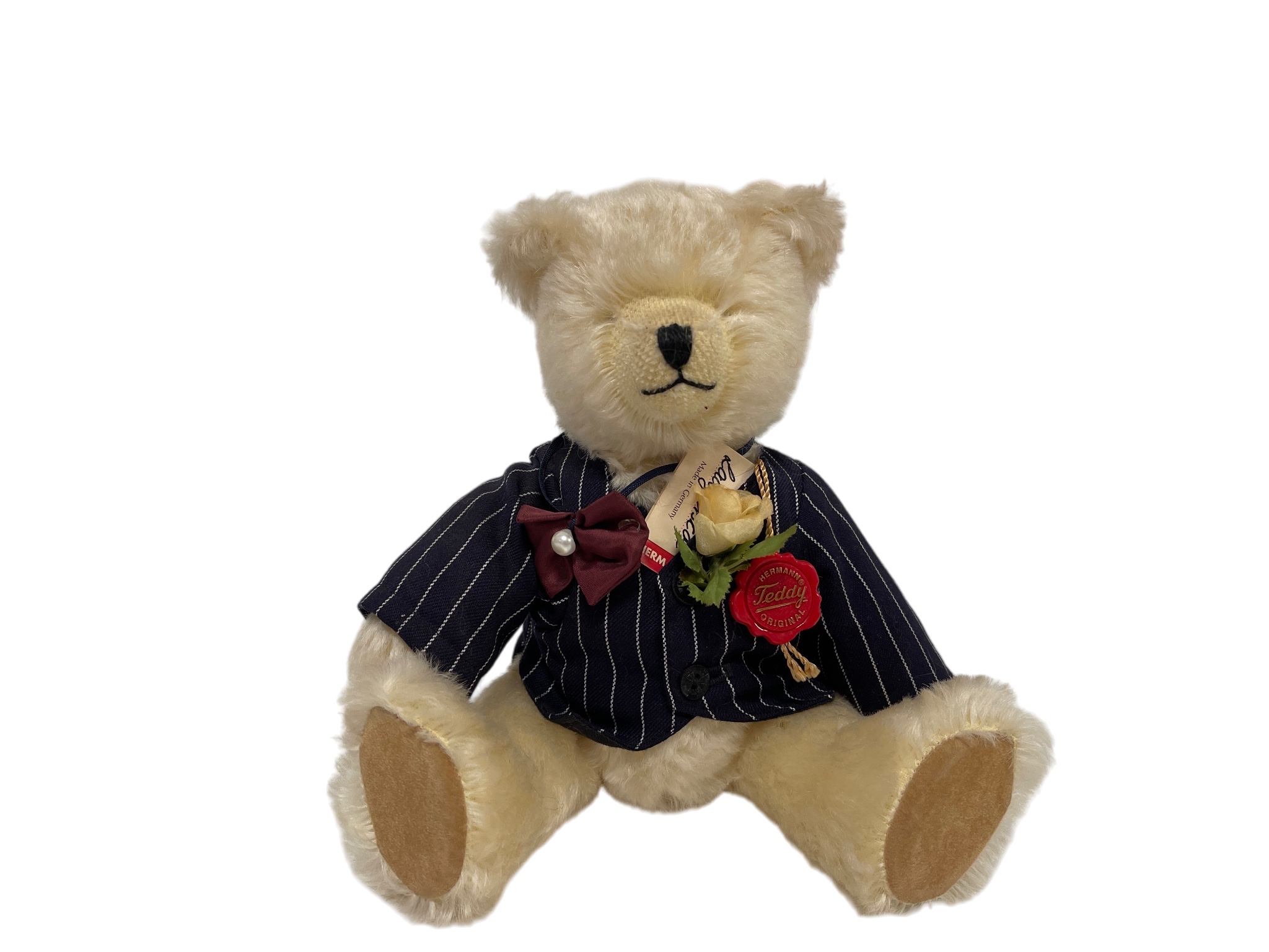 Sammler Teddy Bär Künstlerbär Hermann 27 cm Zustand Siehe Fotos 