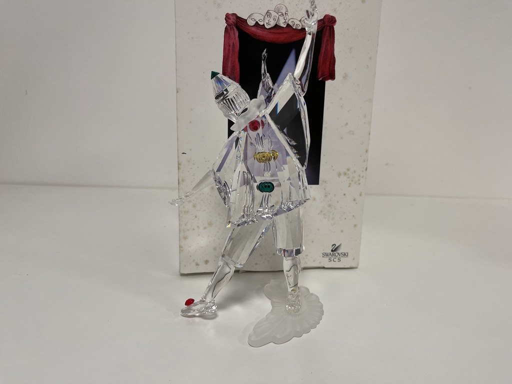 Swarovski Figur 230586 Pierrot 20 cm. Mit Ovp & Zertifikat. Top Zustand 