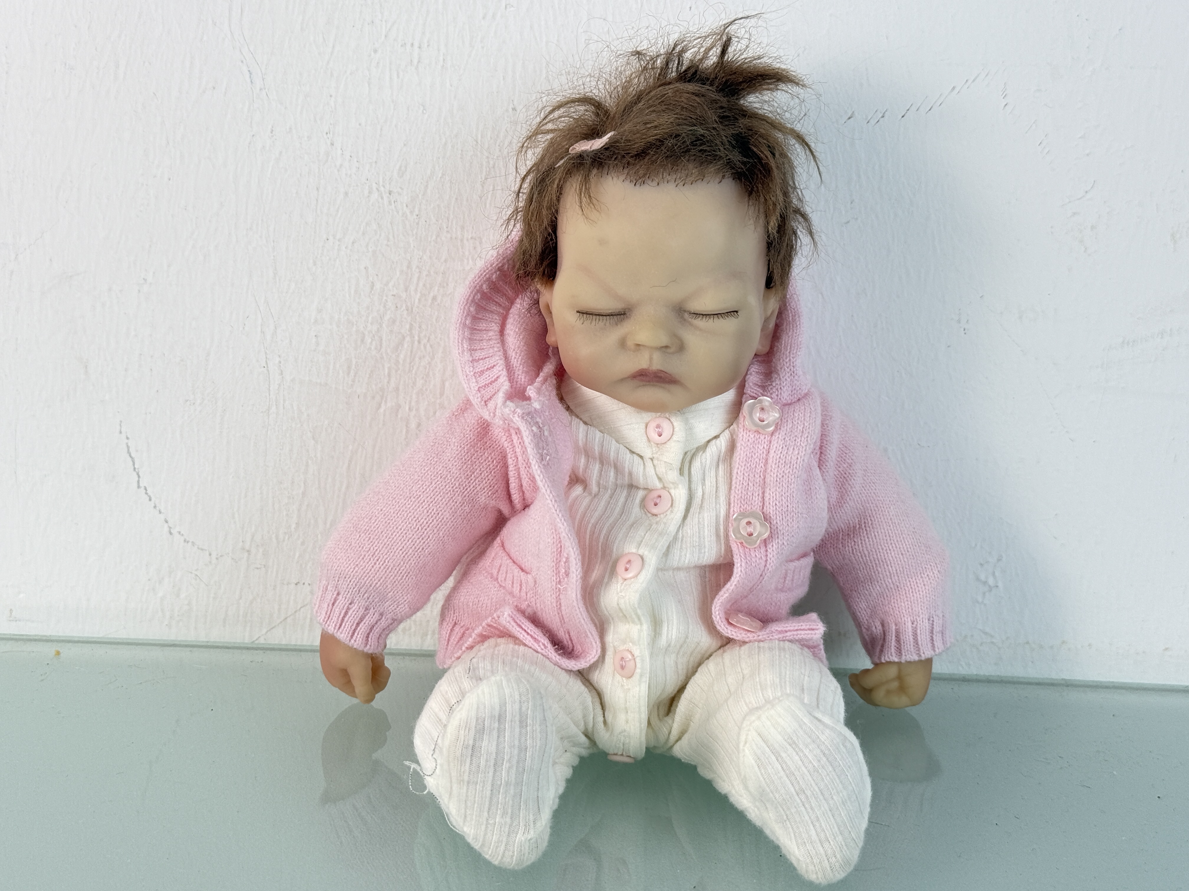 Künstlerpuppe Linda Webb Vinyl Puppe 27 cm. Top Zustand 