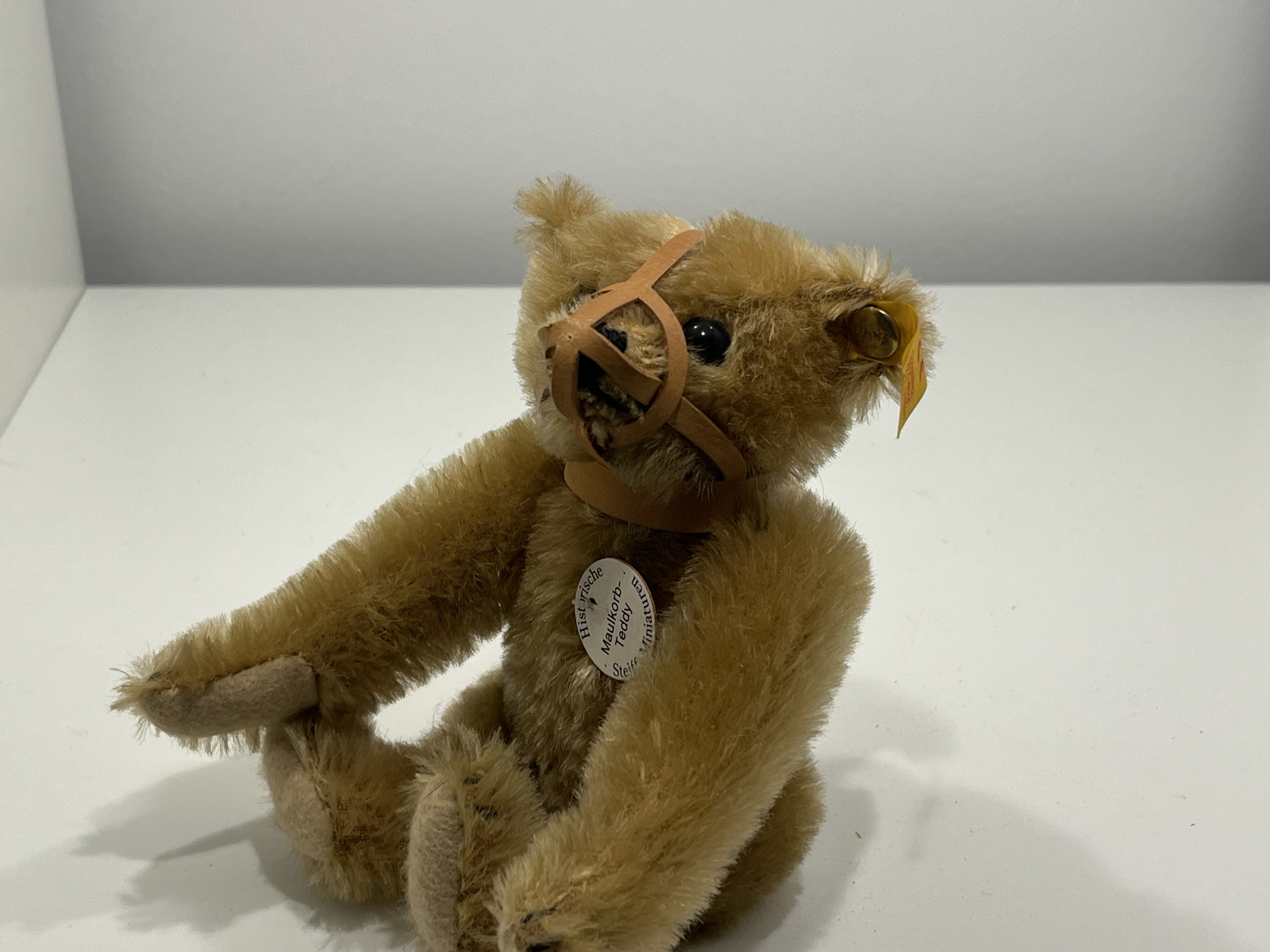 Steiff Tier 029196 Teddy Bär Maulkorb - Teddy 16 cm. Top Zustand