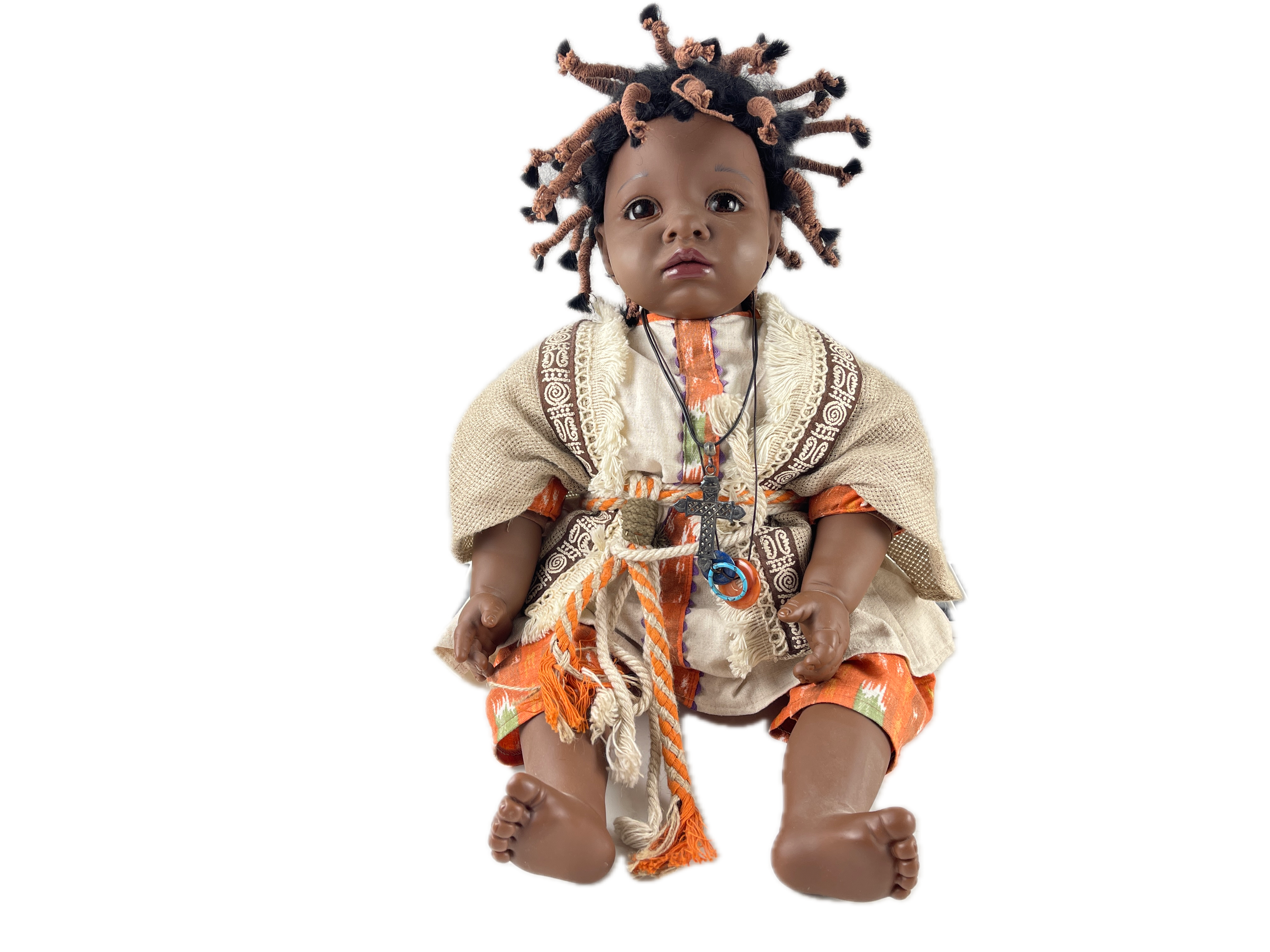 Künstlerpuppe Götz Carin Lossnitzer Vinyl Puppe 47 cm. Top Zustand