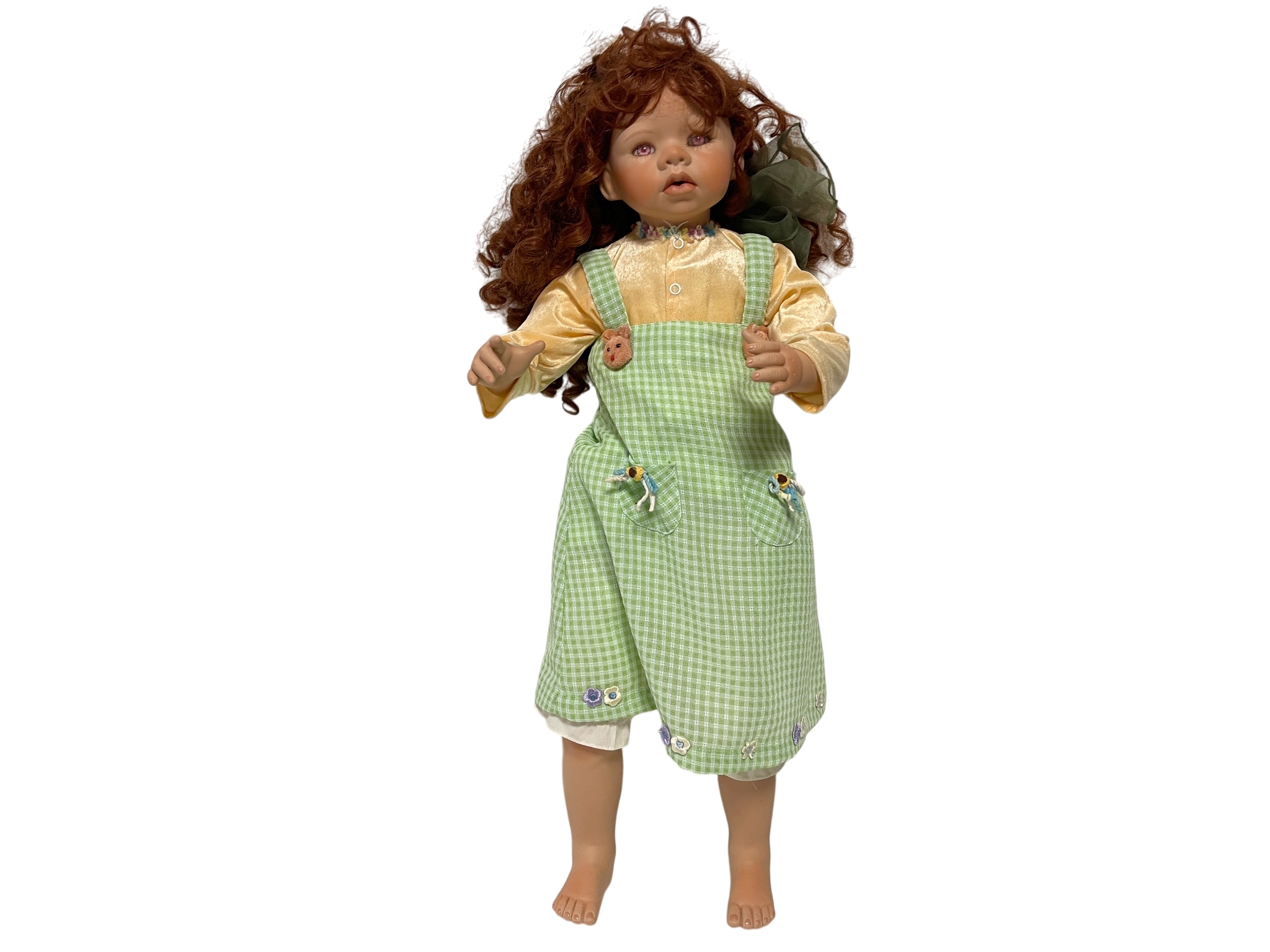 Künstlerpuppe Angels Paradise Porzellan Puppe 73 cm. Top Zustand  