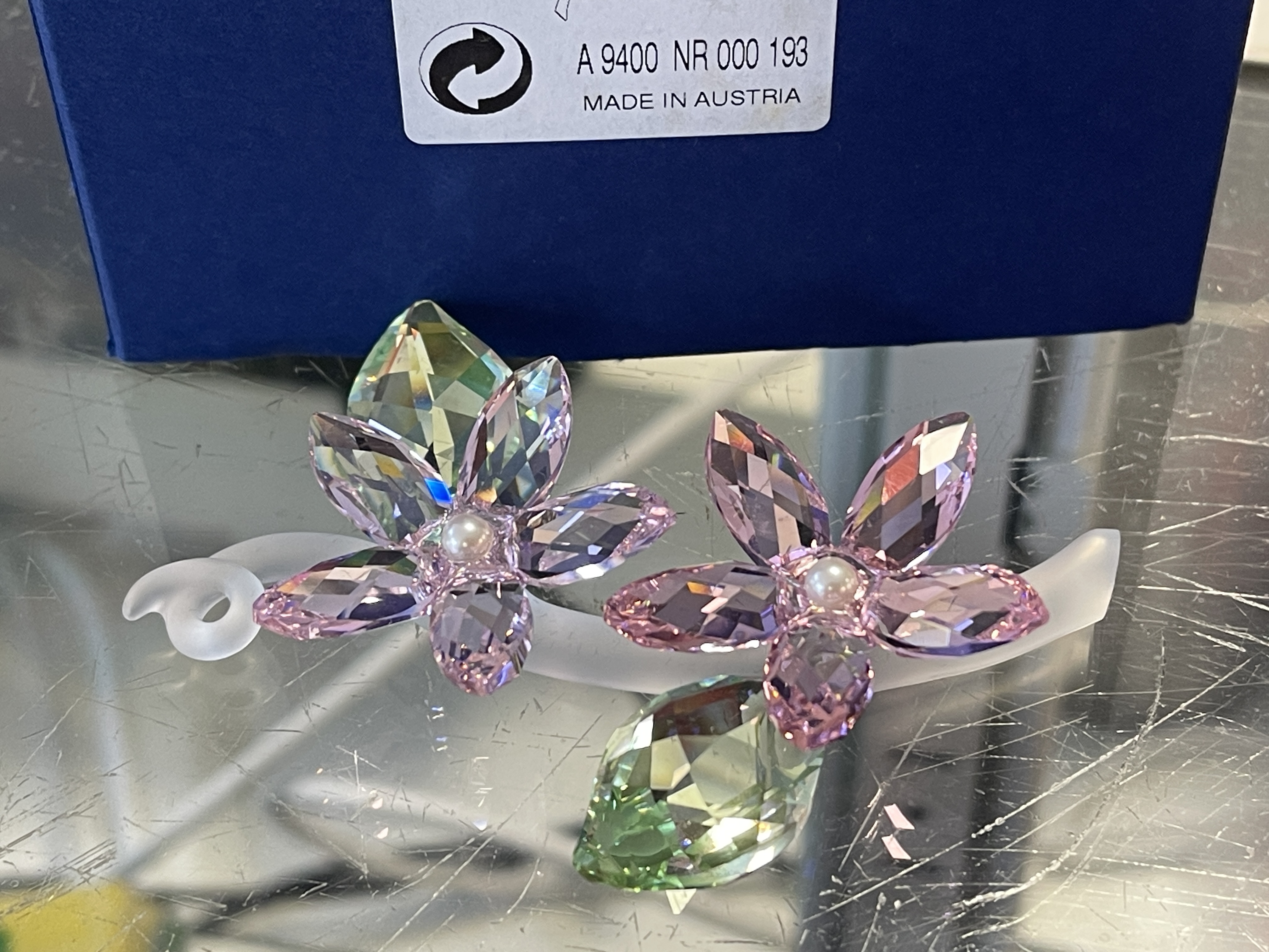  Swarovski Figur 917664 Jasmine Flowers 8 cm. Mit OVP + Zertifikat. Top Zustand 