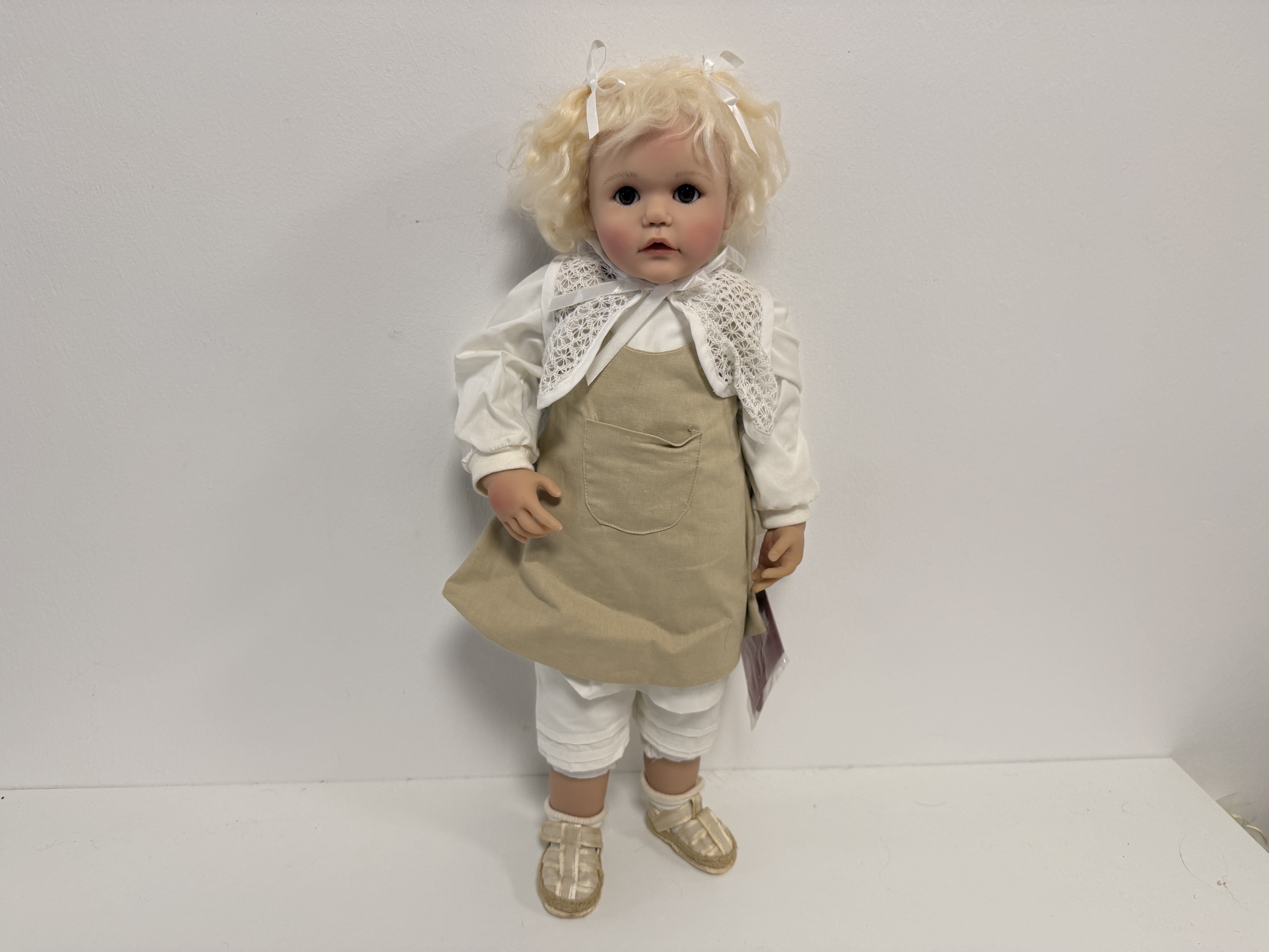 Götz Didy Jacobsen Künstlerpuppe Vinyl Puppe 65 cm. Top Zustand