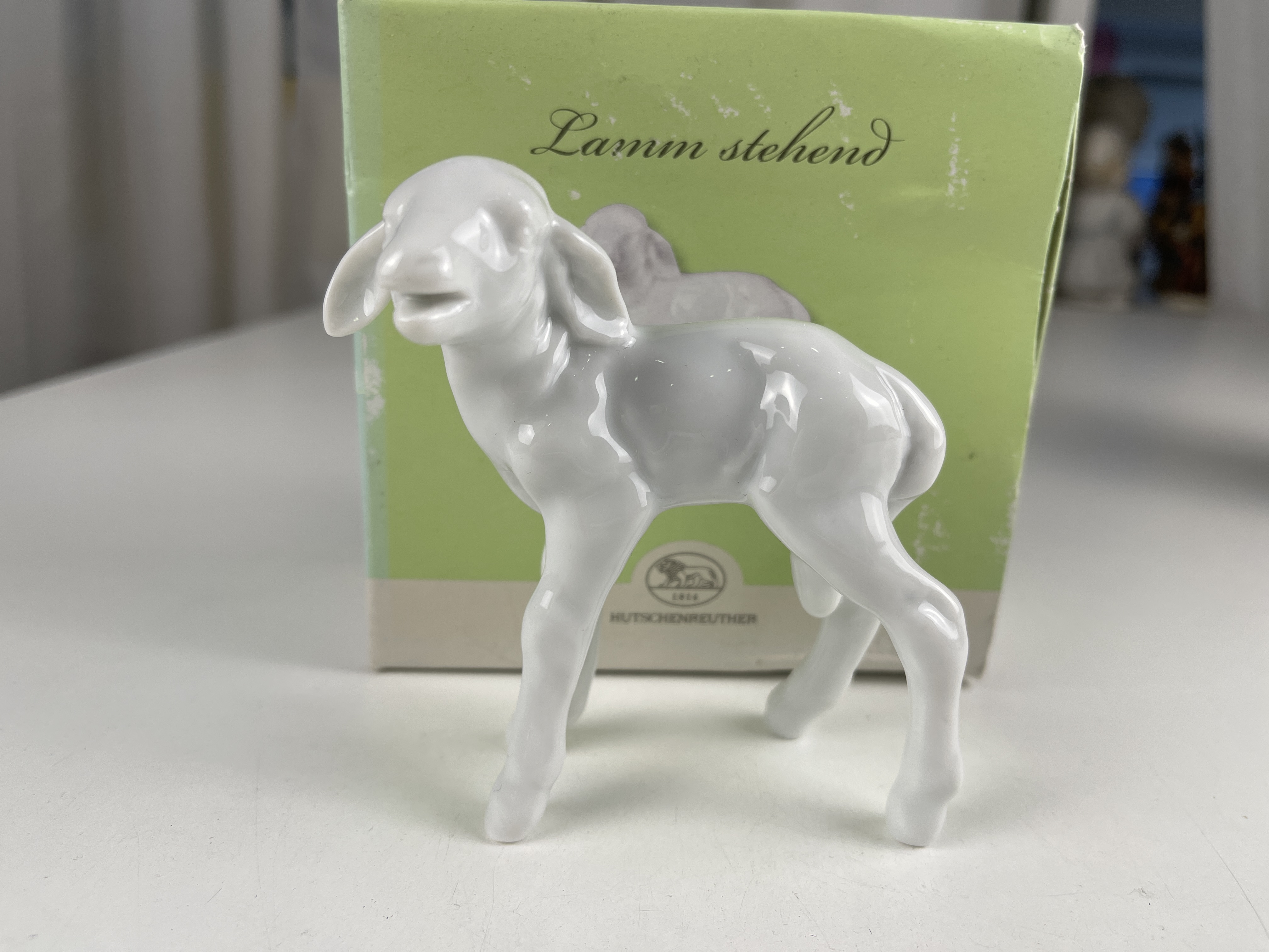 Hutschenreuther Porzellan Figur Schaf 10 cm OVP - 1 Wahl. Top Zustand   