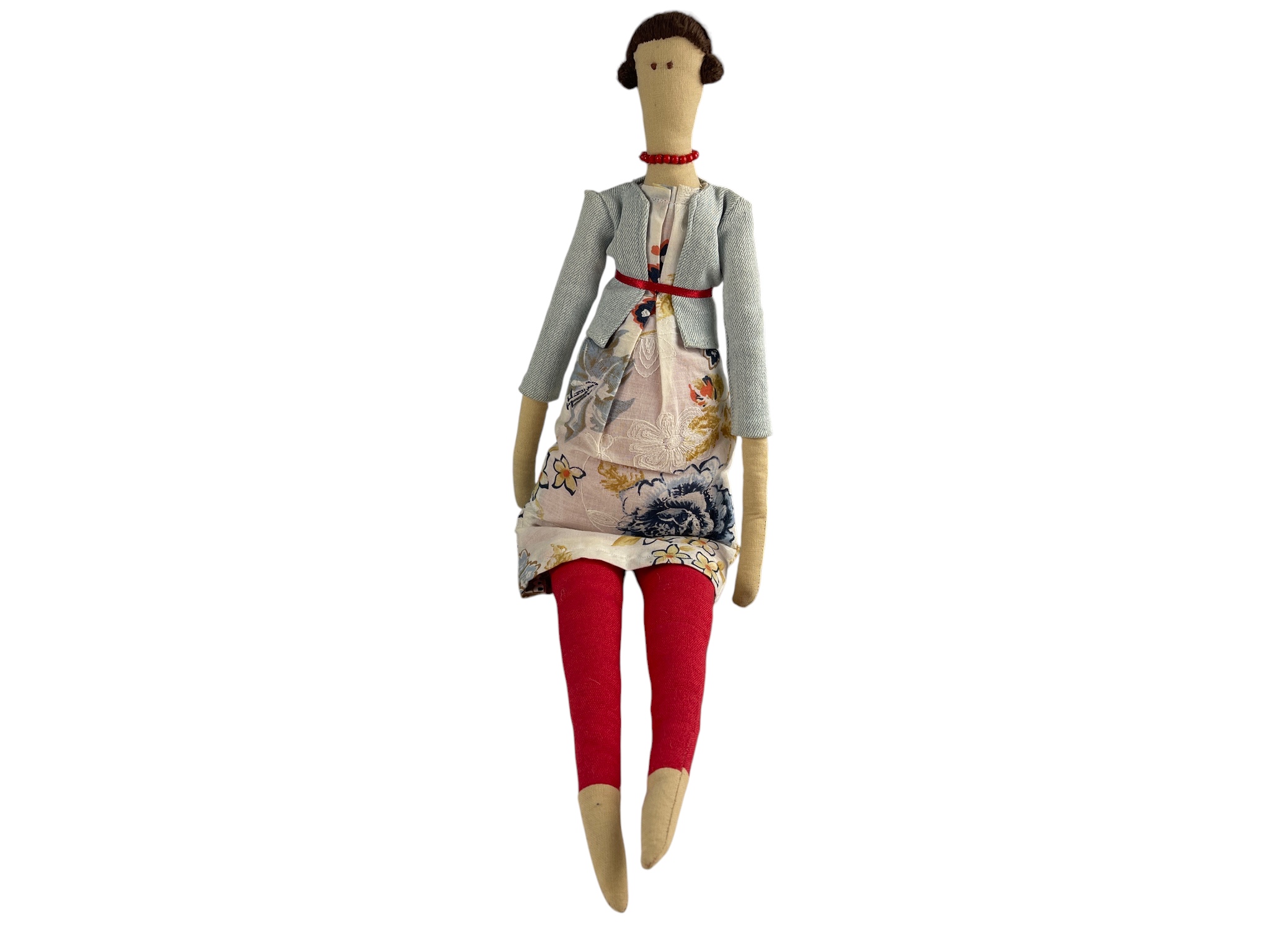 Stoffpuppe Künstlerpuppe Puppe 47 cm. Top Zustand   