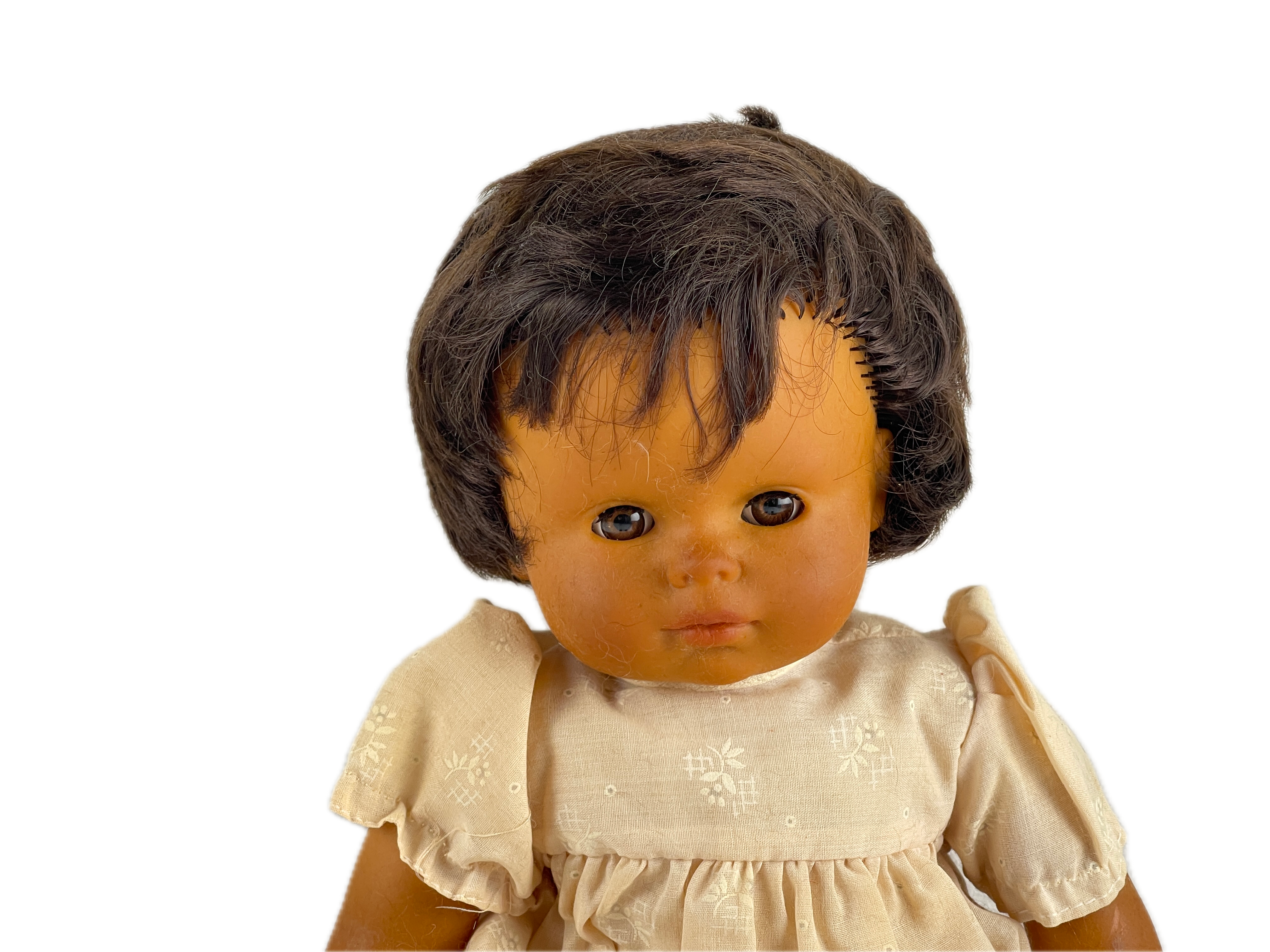 Sammler Puppe Vinyl Puppe 40 cm. Zustand siehe Fotos