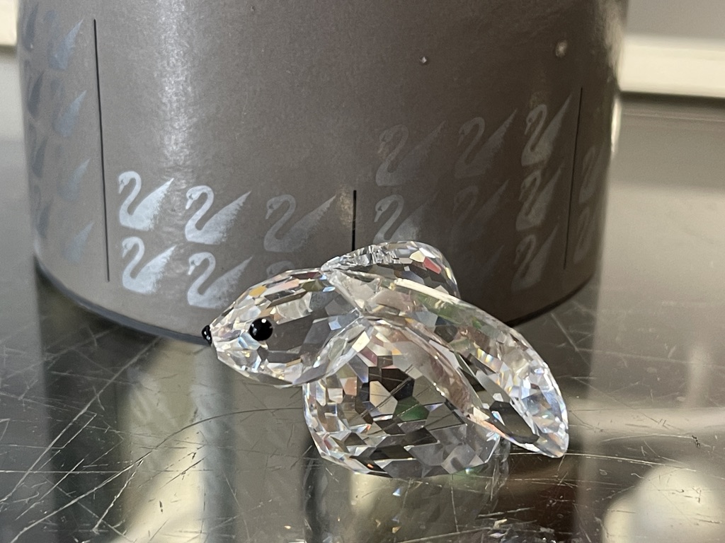 Swarovski Figur Kristall 208326 Kaninchen 4 cm. Ovp - Zertifikat - Top Zustand    