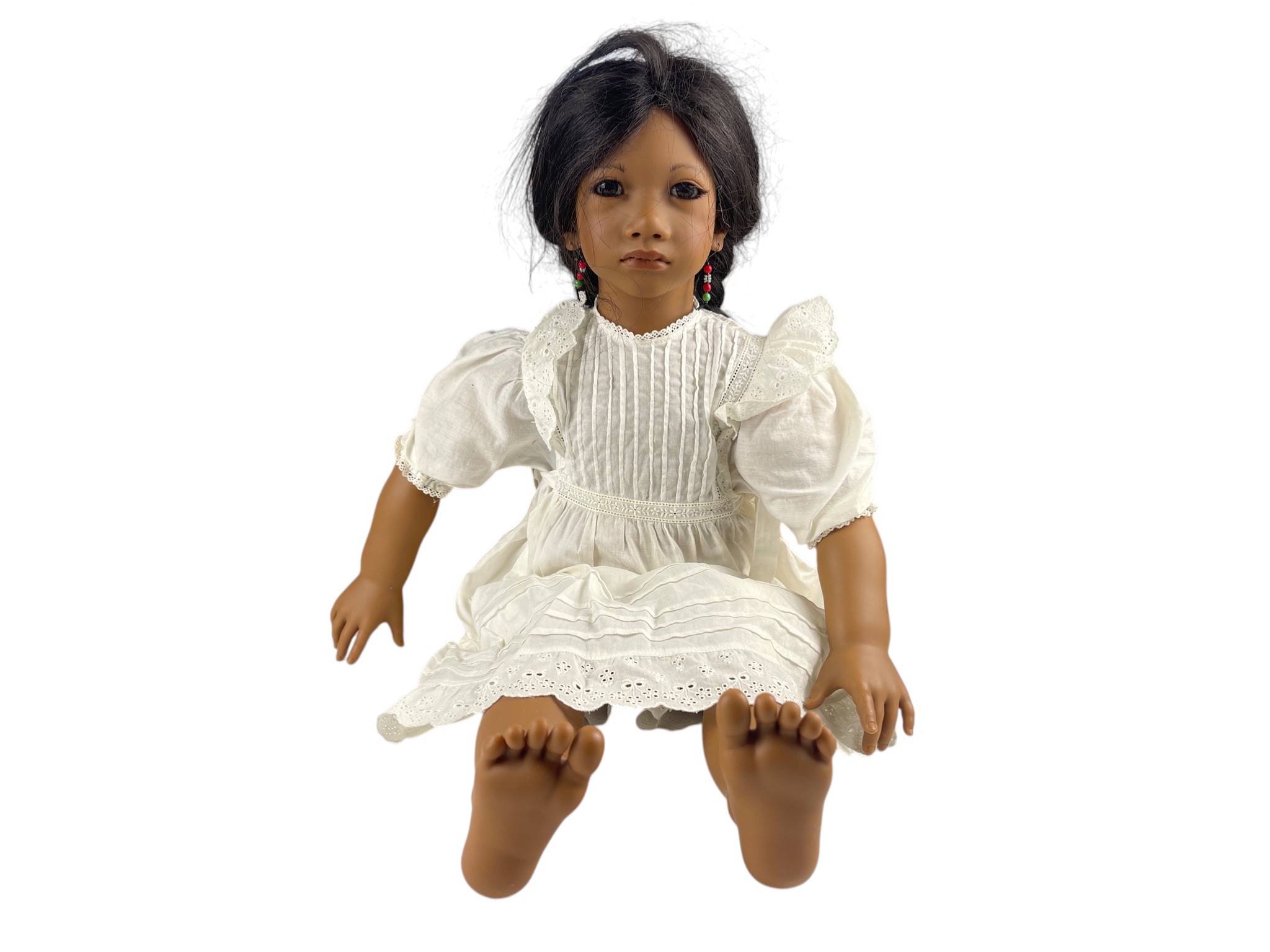 Künstlerpuppe Vinyl Sigikid Puppe 28 cm. Top Zustand 