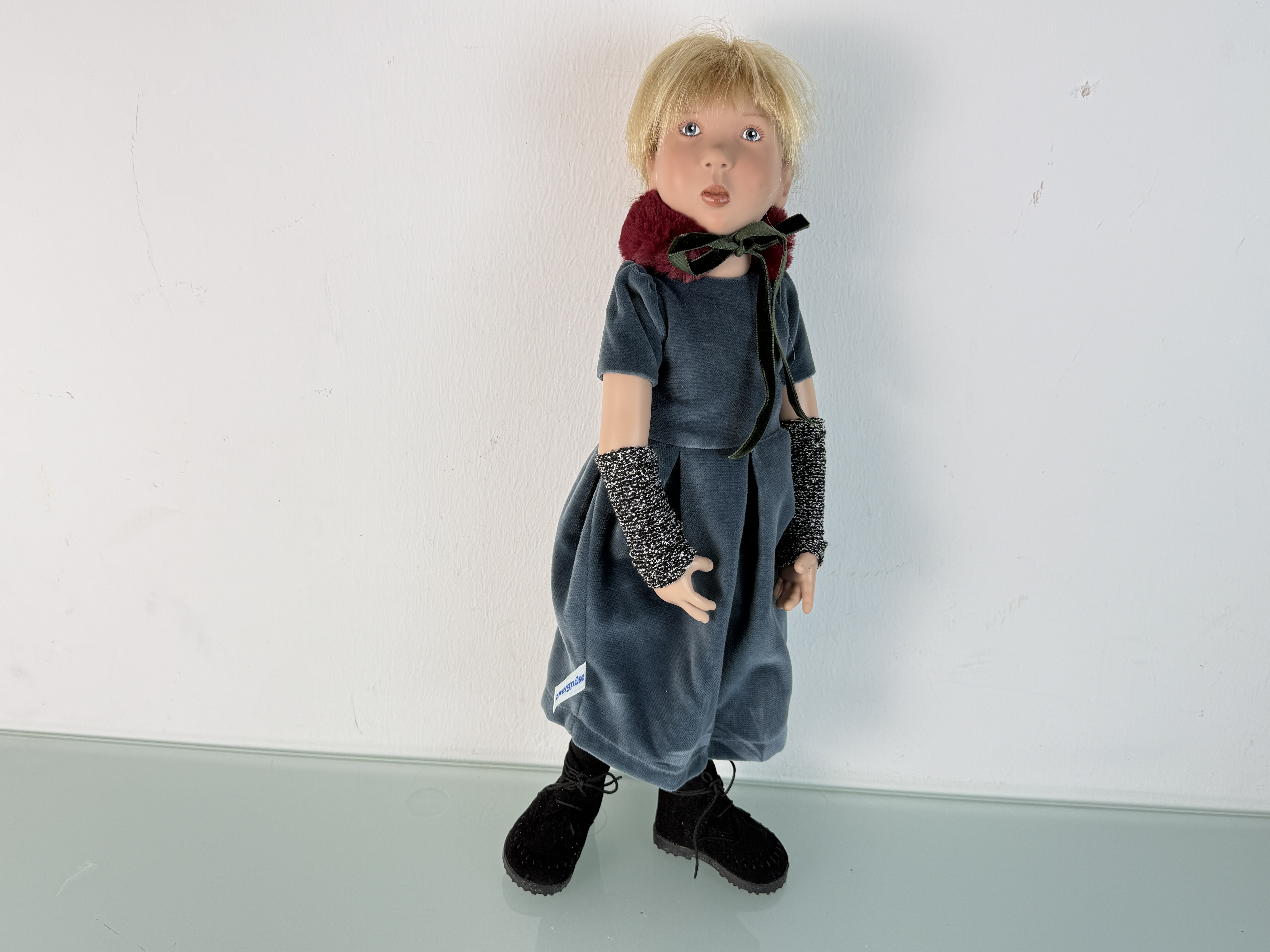 Zwergnase Künstlerpuppe Nicole Marschollek Puppe 50 cm. Top Zustand   