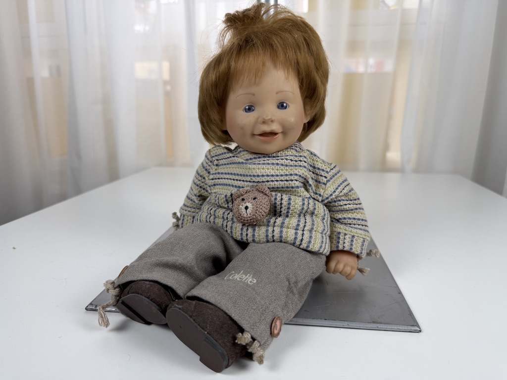 Künstlerpuppe Zapf Vinyl Puppe 32 cm. Top Zustand 