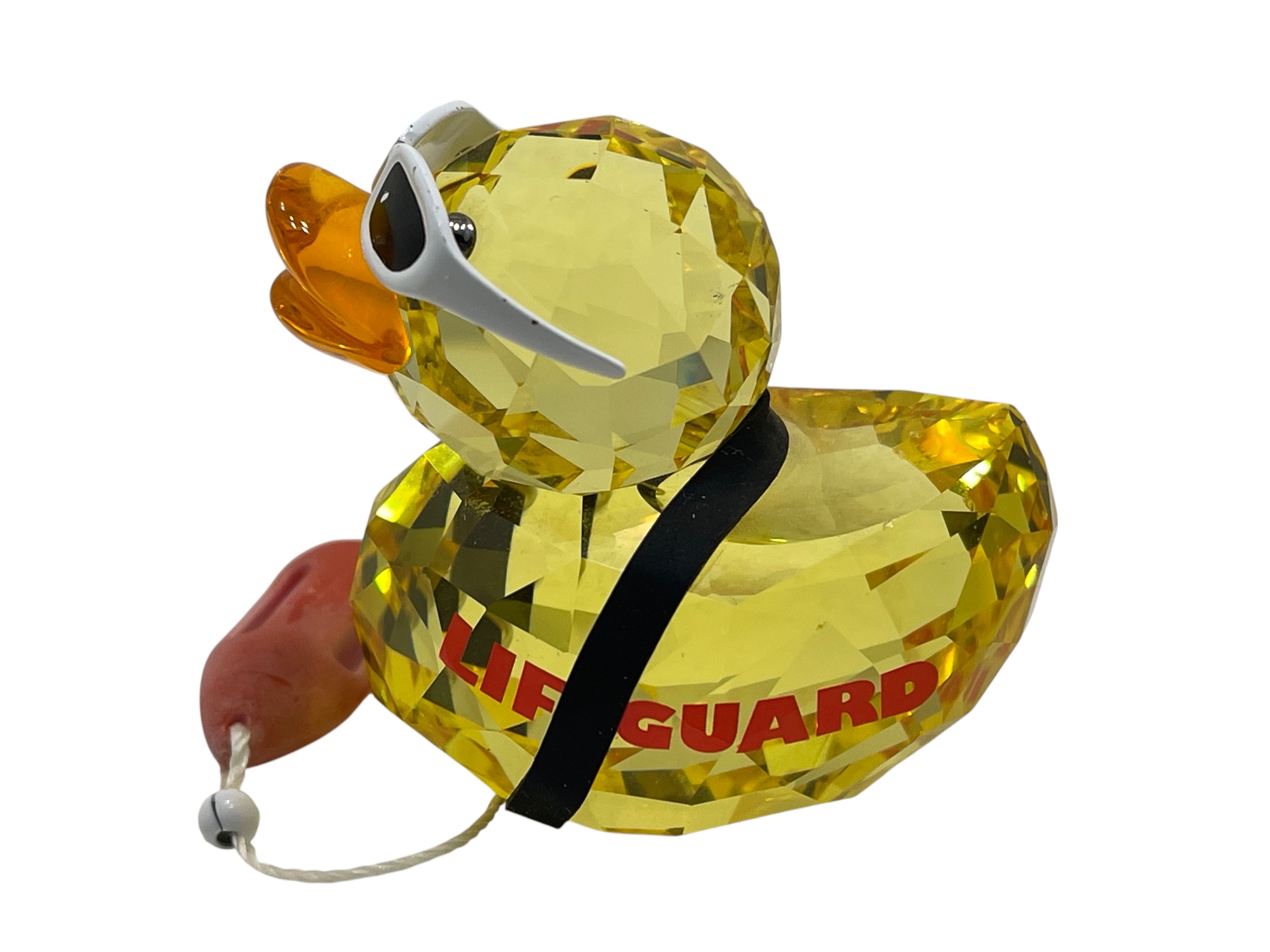 Swarovski Figur 1143443 happy Duck Life Guard 5,6 cm. Zustand siehe Fotos 