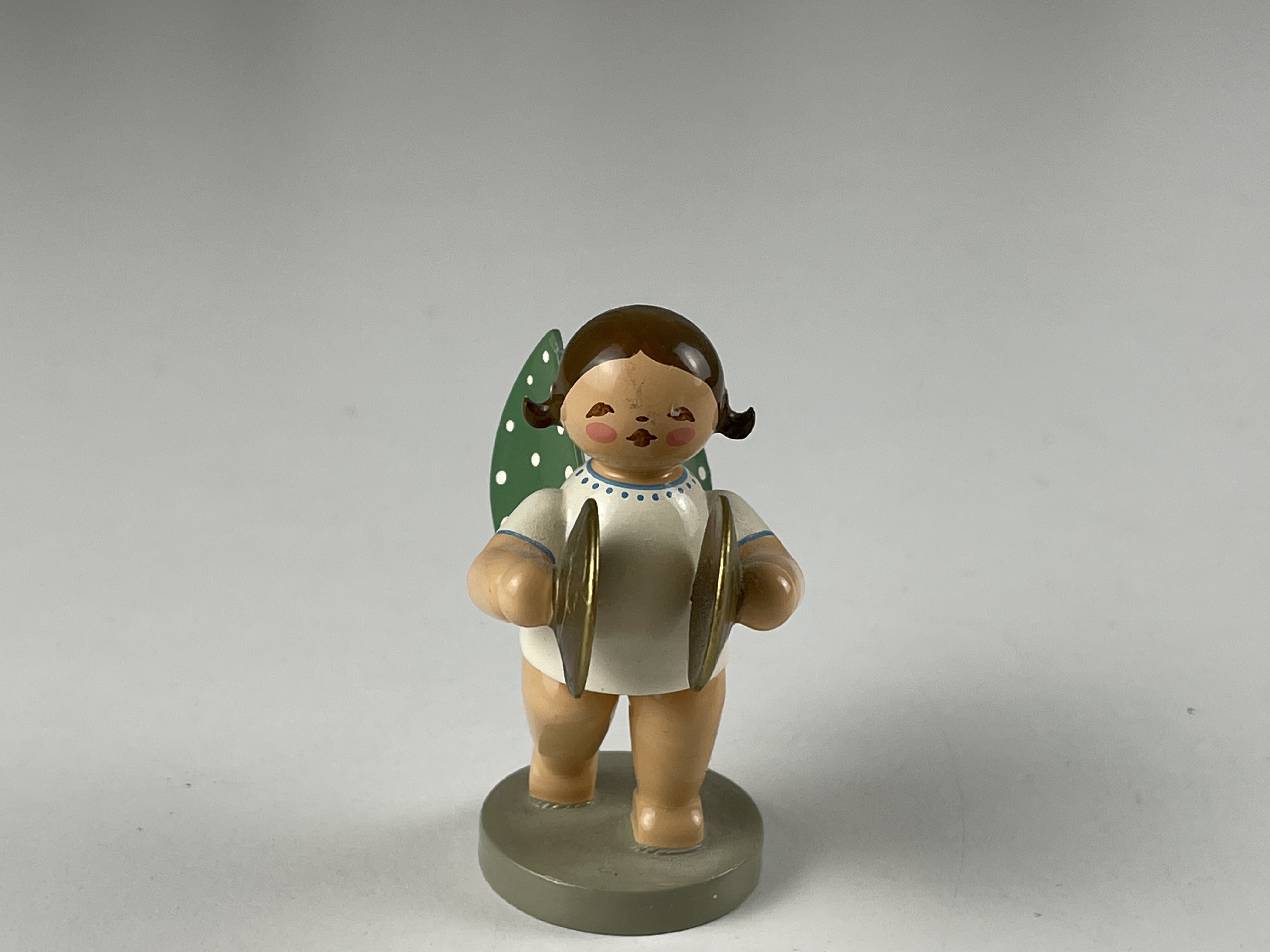 Erzgebirge Wendt und Kühn Erzgebirge Figur Engel 6,5 cm. Top Zustand