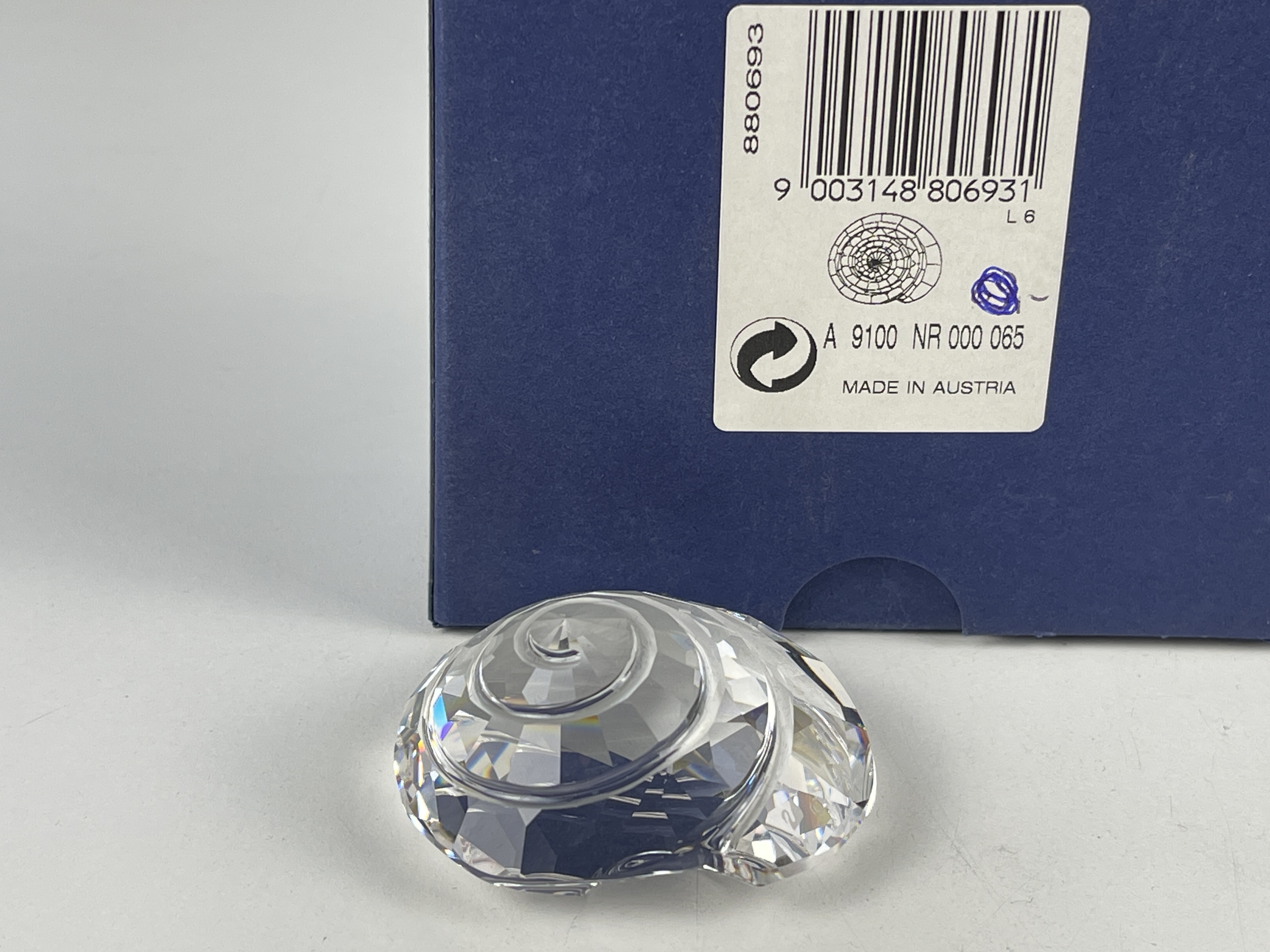  Swarovski Figur 880693 Muschel 5 cm mit Ovp & Zertifikat Top Zustand   