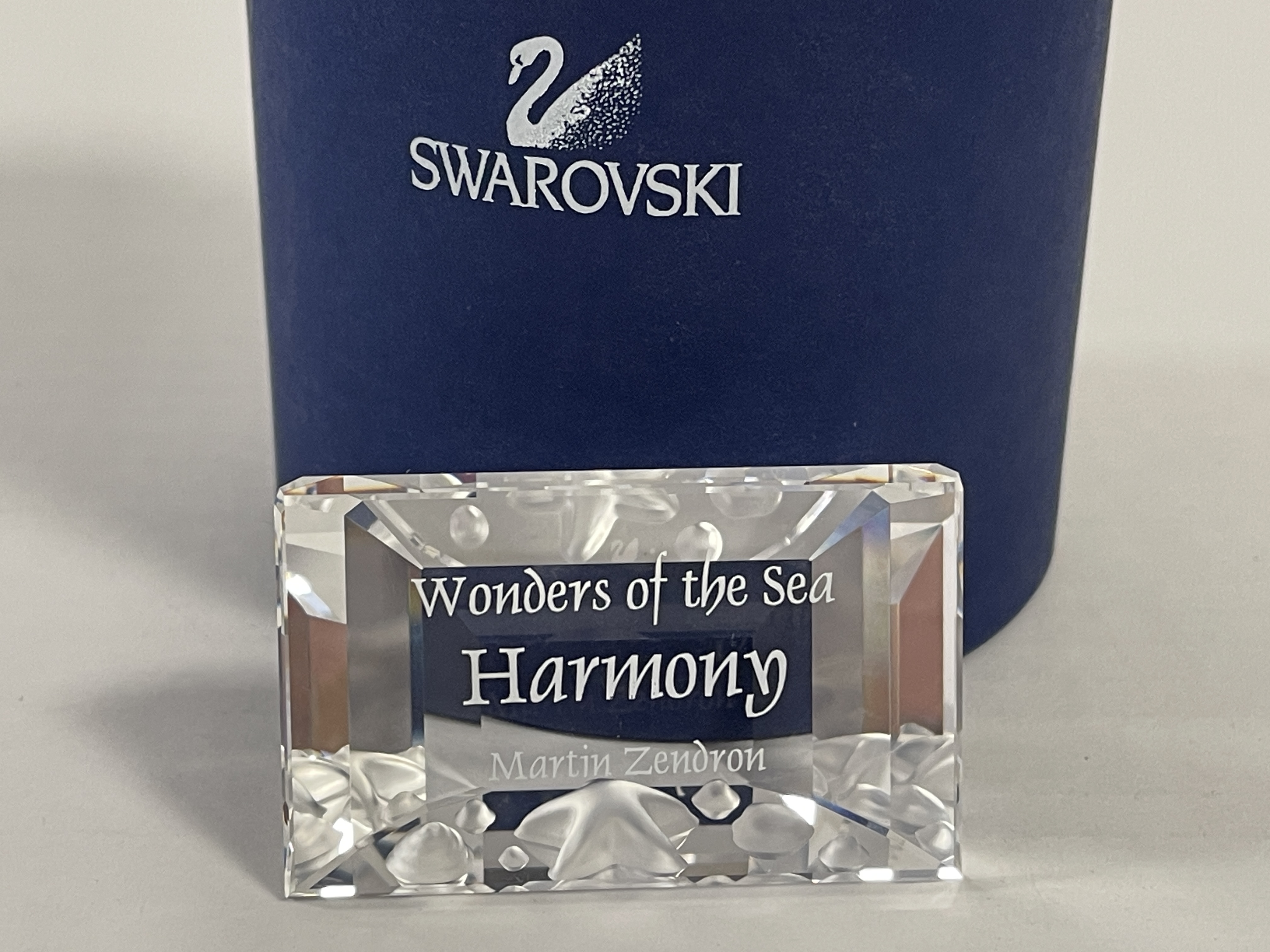 Swarovski Figur 698560 Schild Harmony. Mit OVP + Zertifikat. Top Zustand