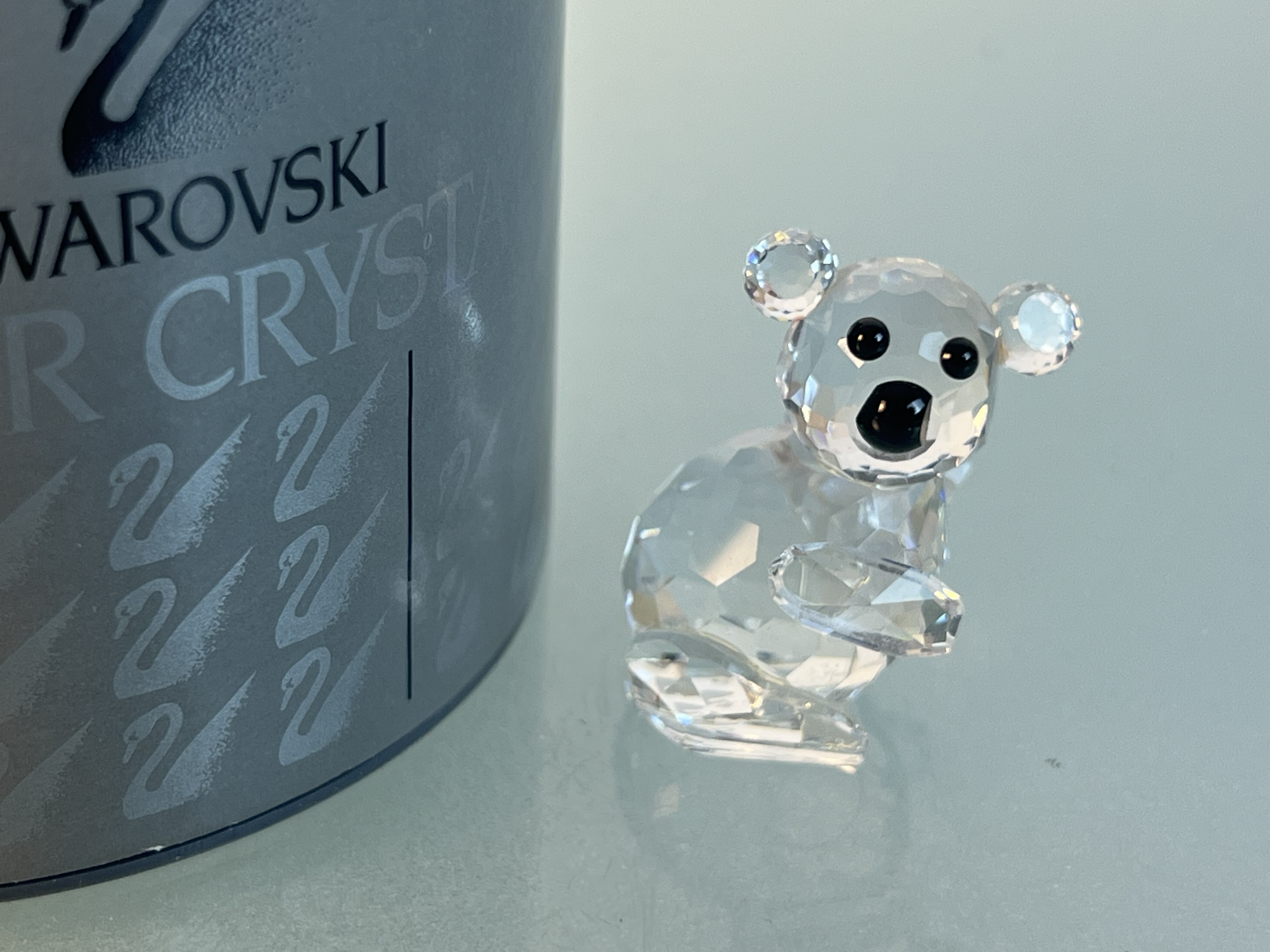 Swarovski Figur 014366 Koala Bär ( Groß ) Mutter 4,5 cm. Mit Ovp & Zertifikat