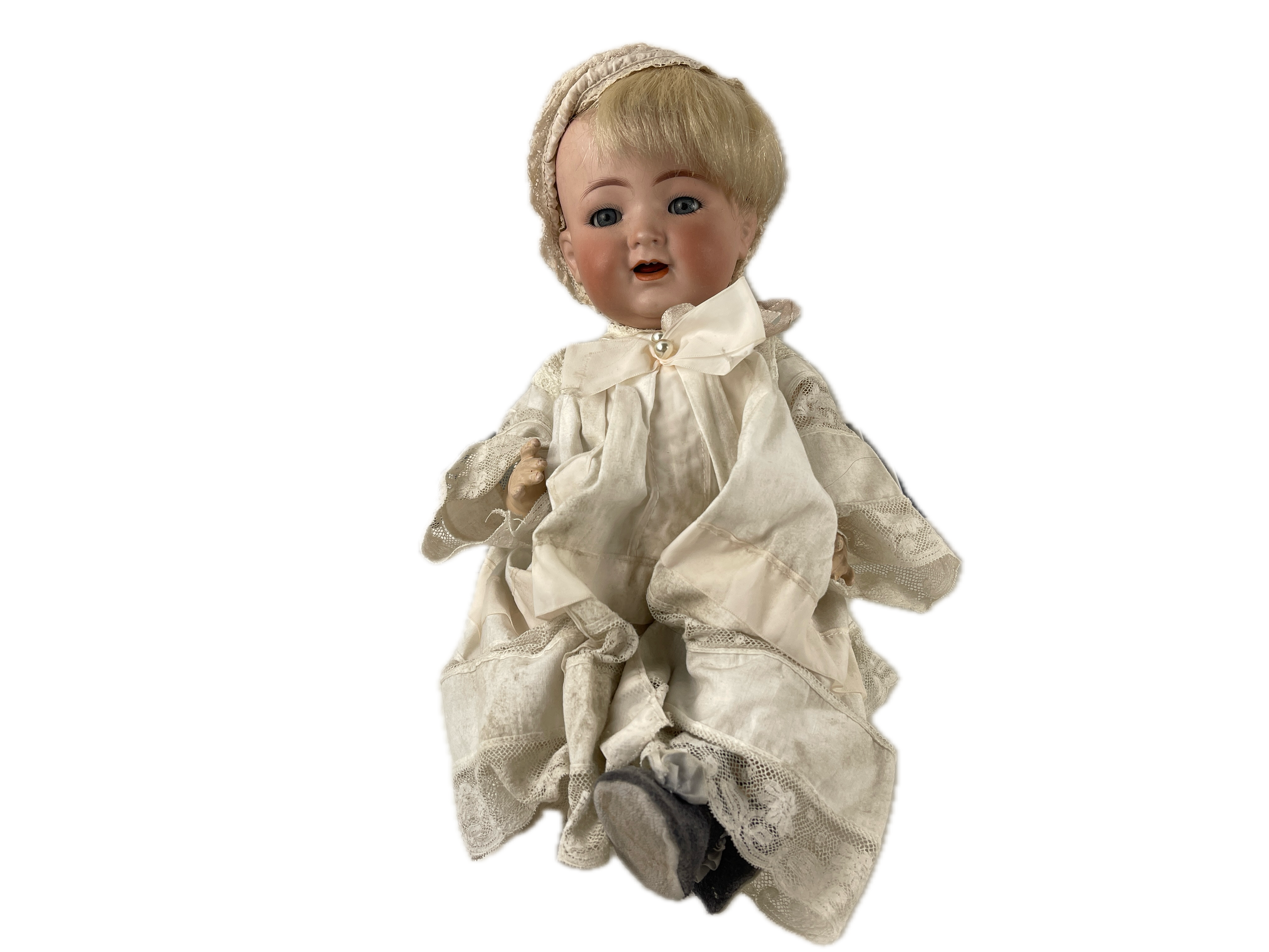 Künstlerpuppe Simon Halbig Puppe 34 cm. Zustand Siehe Fotos 