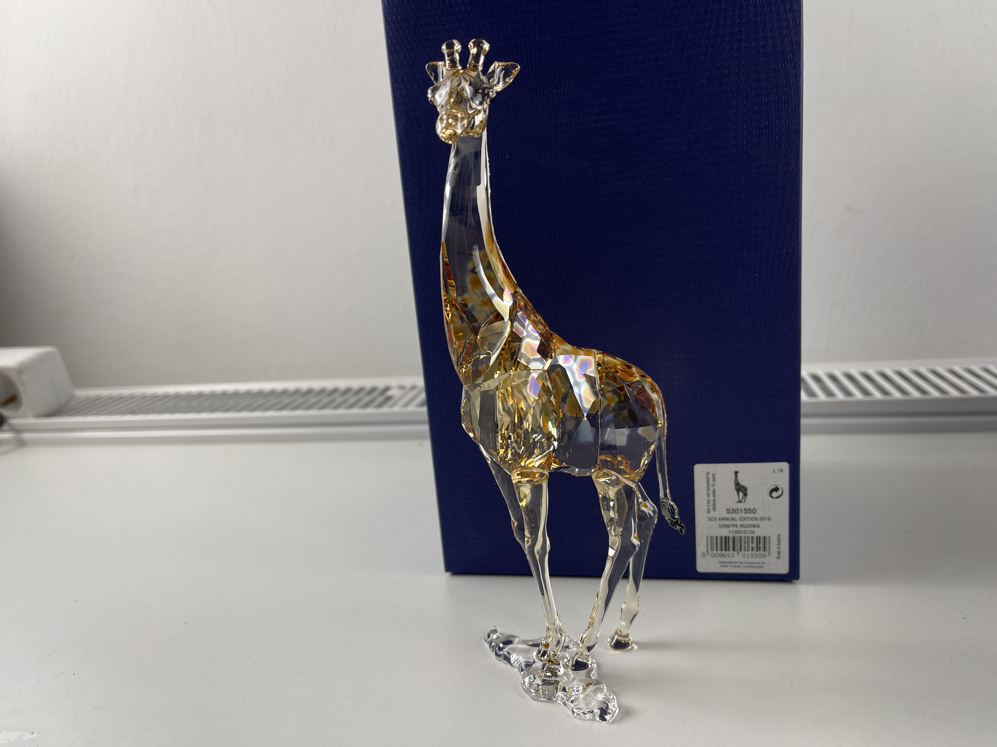 Swarovski Figur 5301550 Giraffe 20 cm. Ovp & Zertifikat - Top Zustand 