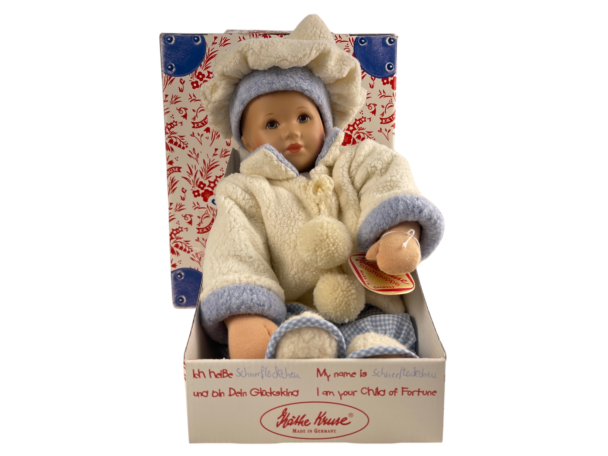 Käthe Kruse Puppe Glückskind 36 cm. - Top Zustand  Siehe Fotos