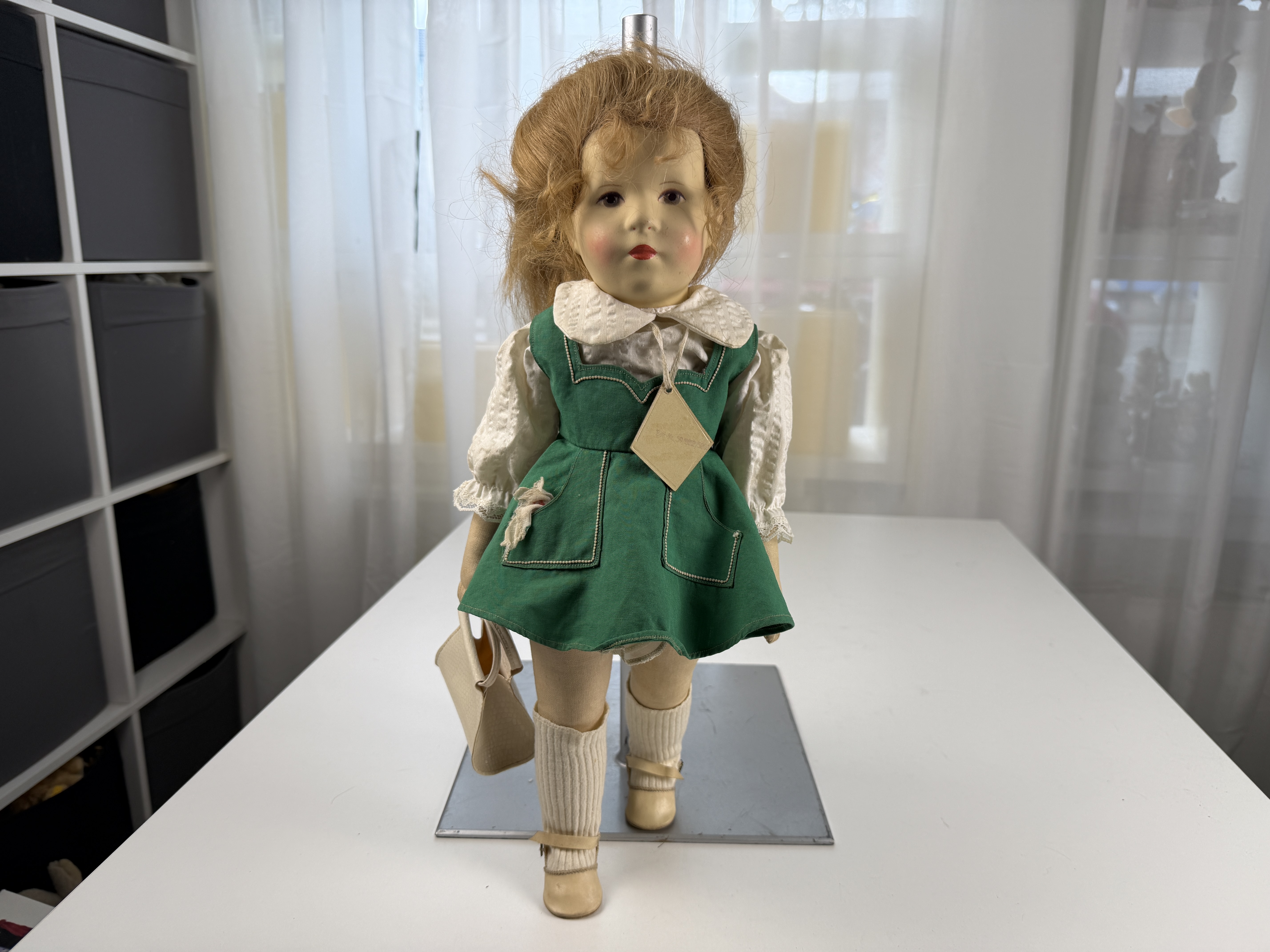 Alte Käthe Kruse Puppe Sammlerpuppe 45 cm - Zustand Gut siehe Fotos 