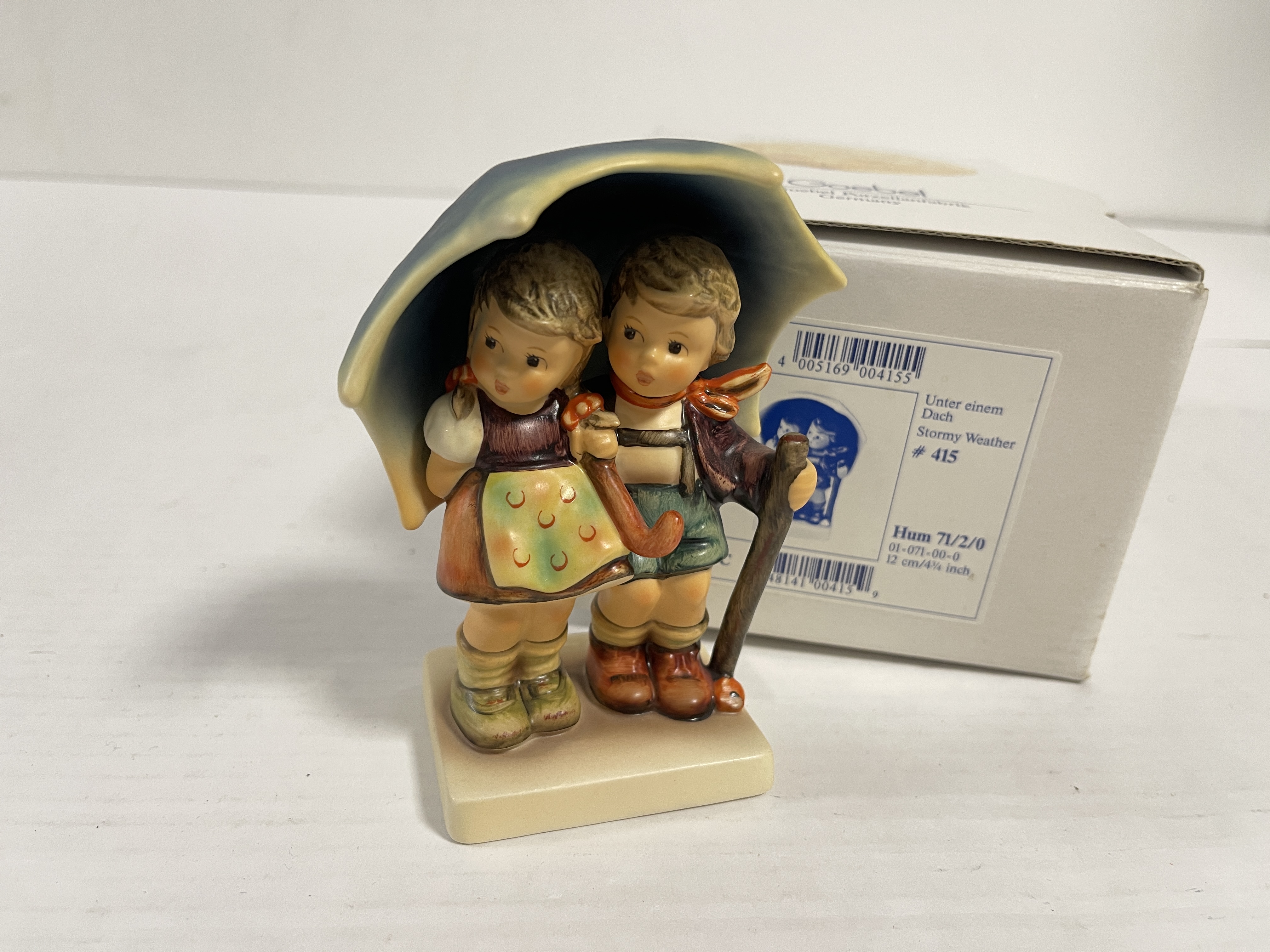  Hummel Figur 71 2/0 Unter einem Dach 12 cm. 1 Wahl. Top Zustand OVP