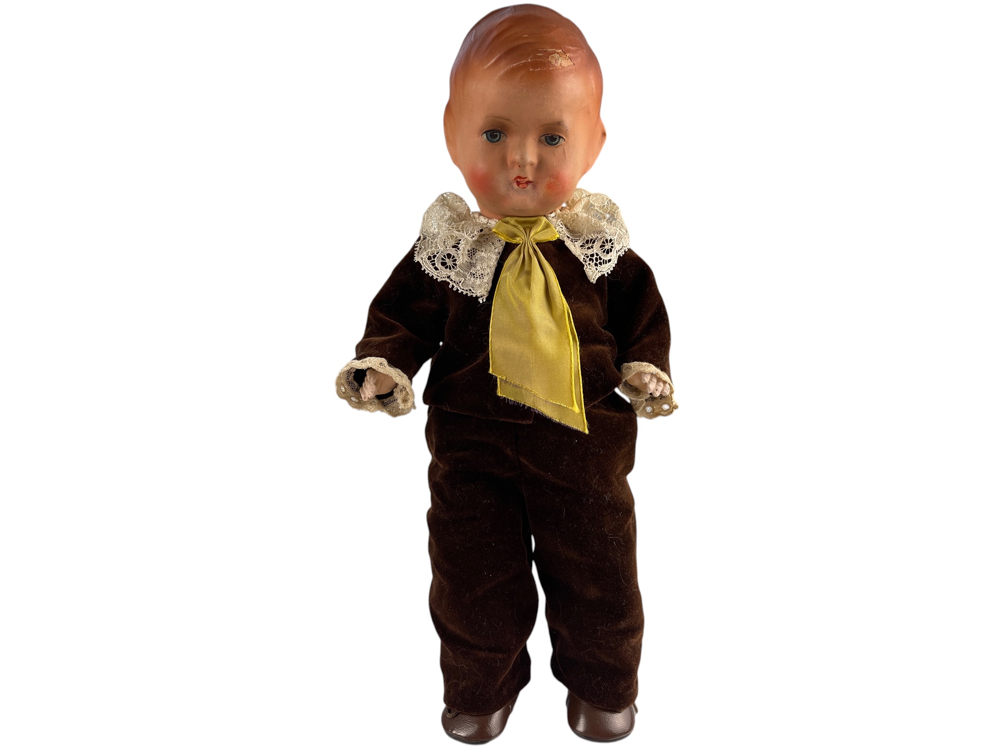 Künstlerpuppe Alte Puppe 37 cm Zustand Siehe Fotos  