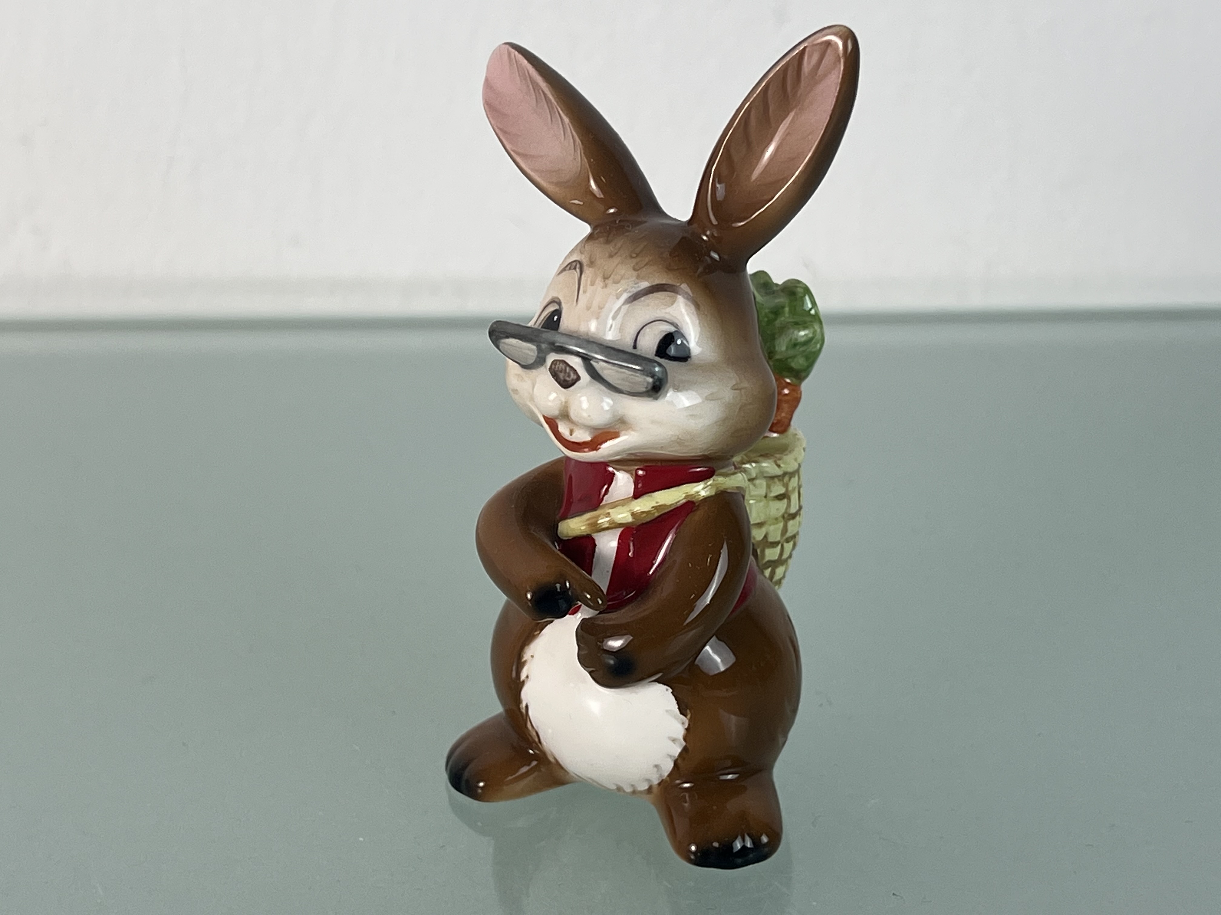 Goebel Hase Figur Porzellan 8,7 cm. Top Zustand 