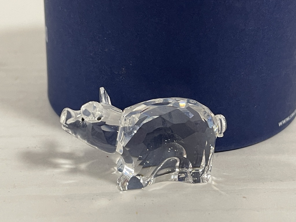  Swarovski Figur 289914 Zodiak Schwein 4,2 cm. Ovp - Zertifikat - Top Zustand. 