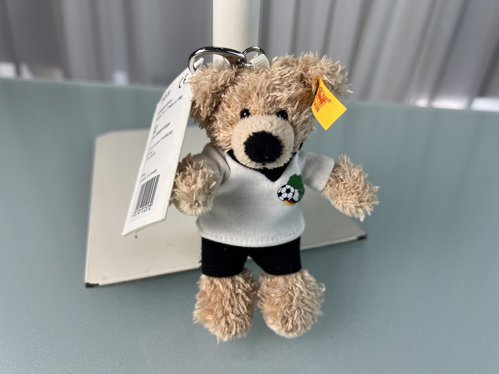 Steiff Tier 012570 Teddy Bär Schlüsselanhänger 12 cm. Top Zustand