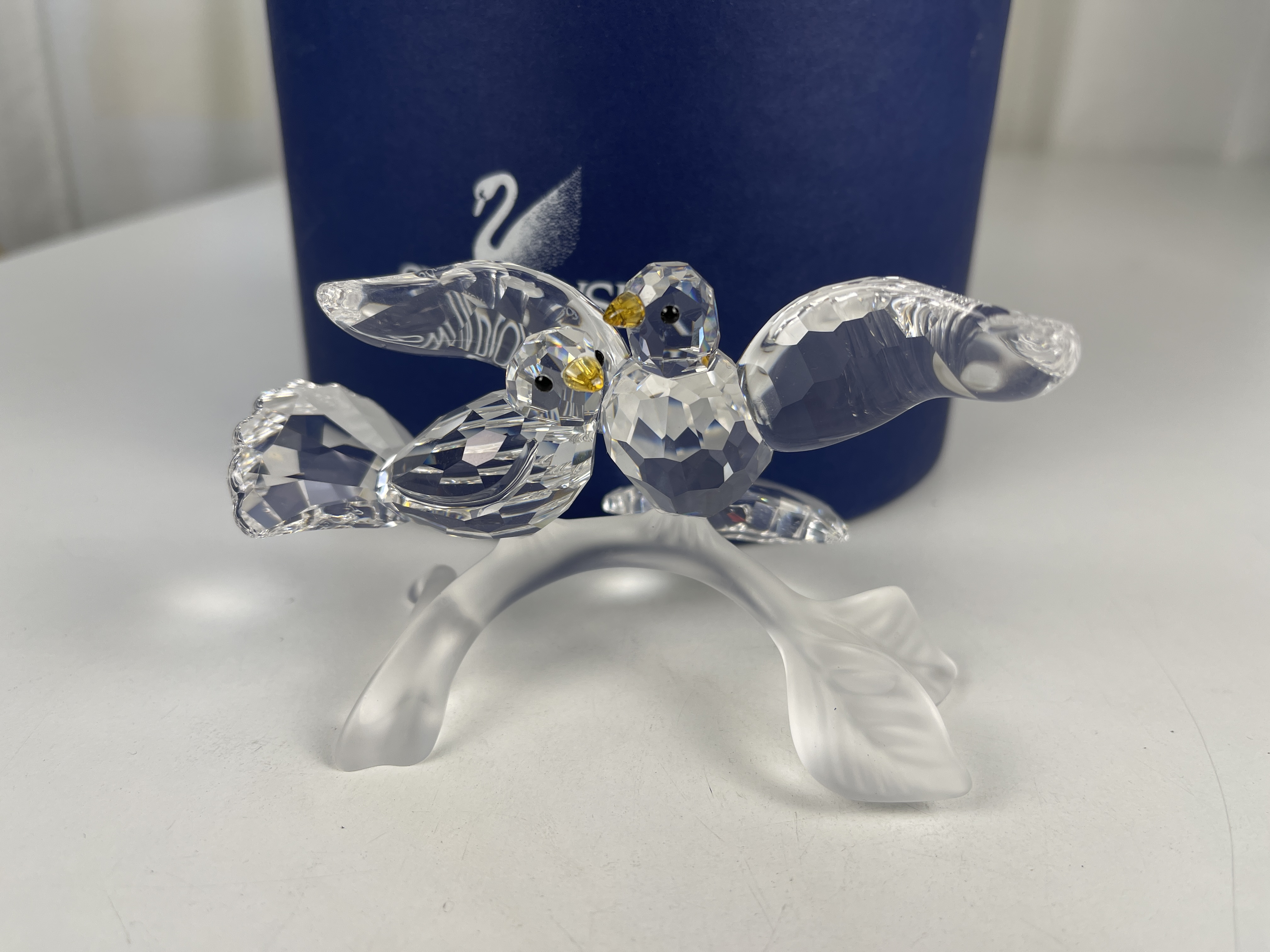 Swarovski Figur 657378 Turteltauben 10,5 cm Ovp Zertifikat Top Zustand 